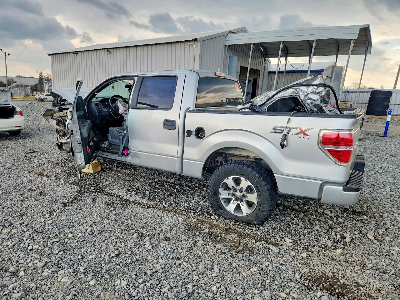 2014 Ford F150 Supercrew Gray vin: 1FTFW1EF1EFA23447