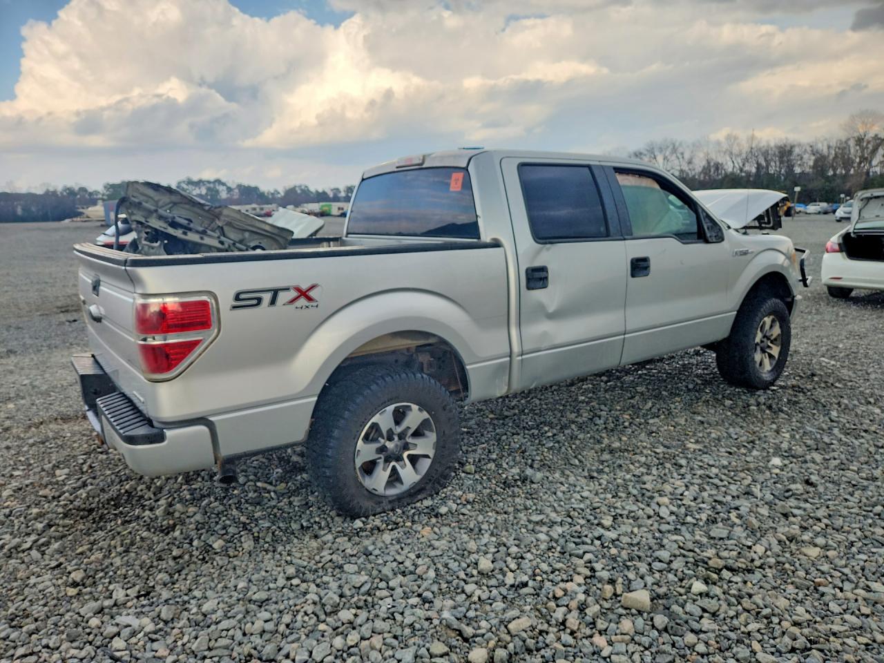 2014 Ford F150 Supercrew Gray vin: 1FTFW1EF1EFA23447