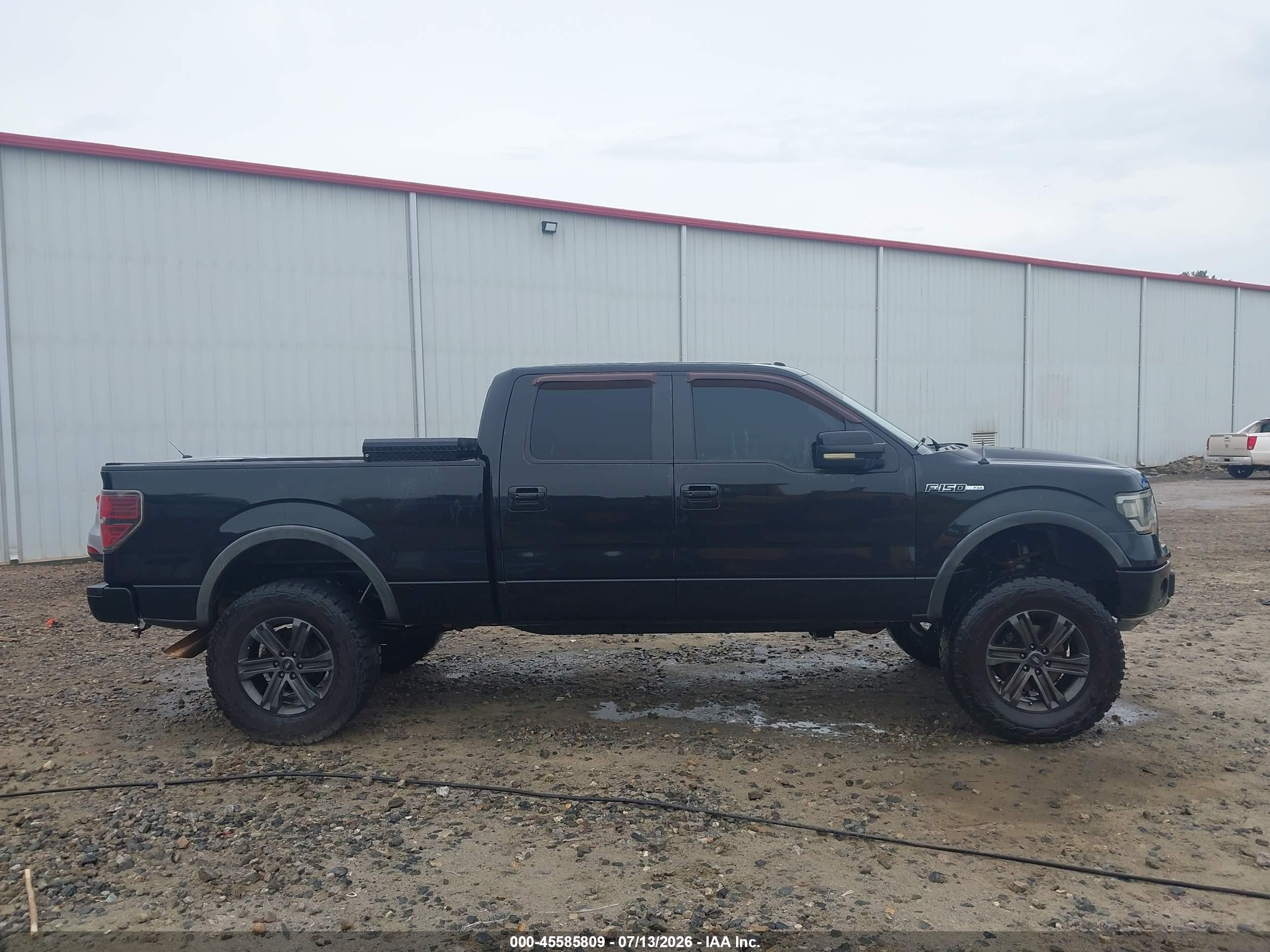 2014 Ford F-150 Fx4 Black vin: 1FTFW1EF1EFA33573