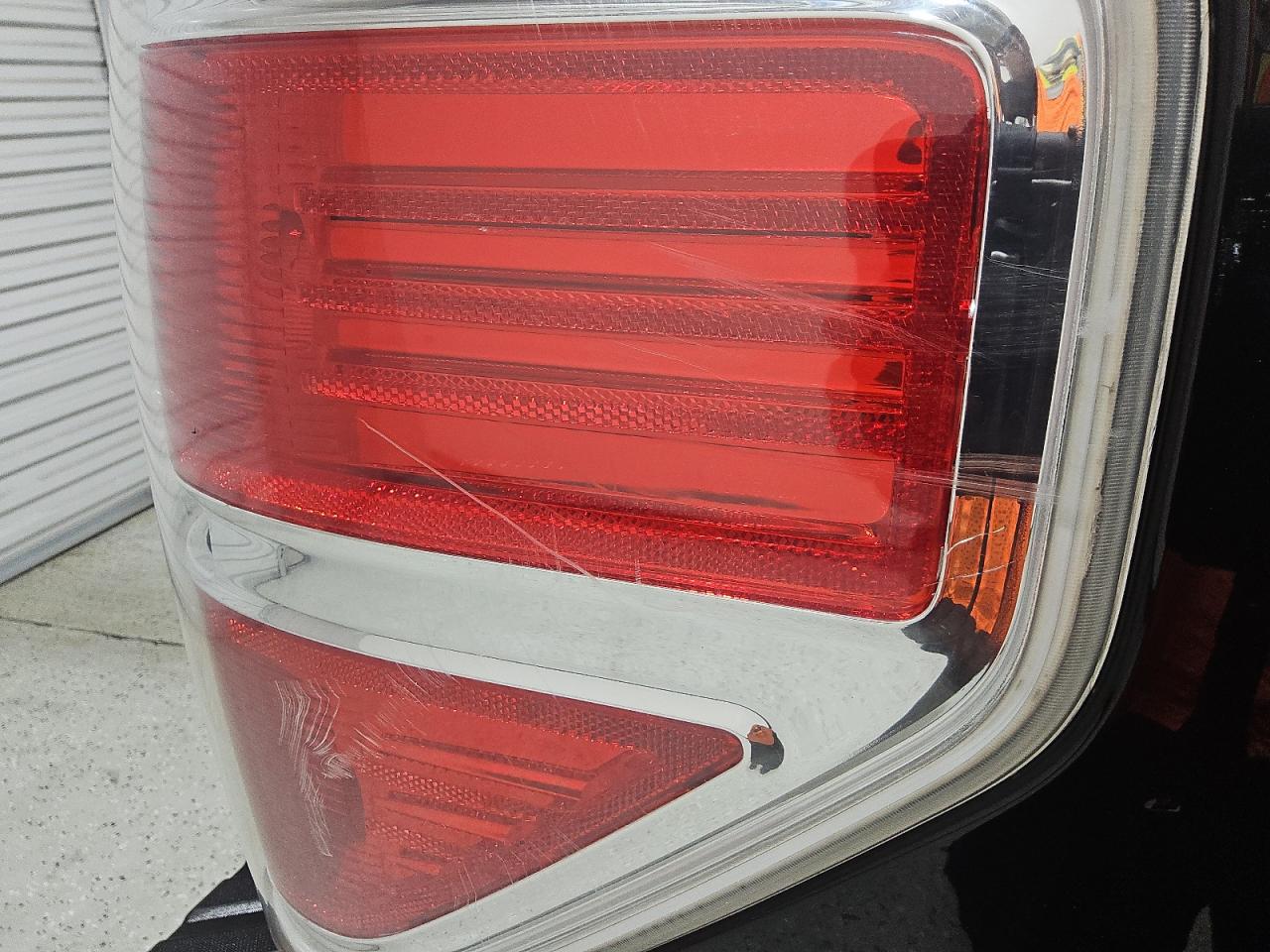 2014 Ford F150 Supercrew Black vin: 1FTFW1EF1EFA47392 Damage: Right Tail Light, Heavy Scratch, Replacement Required