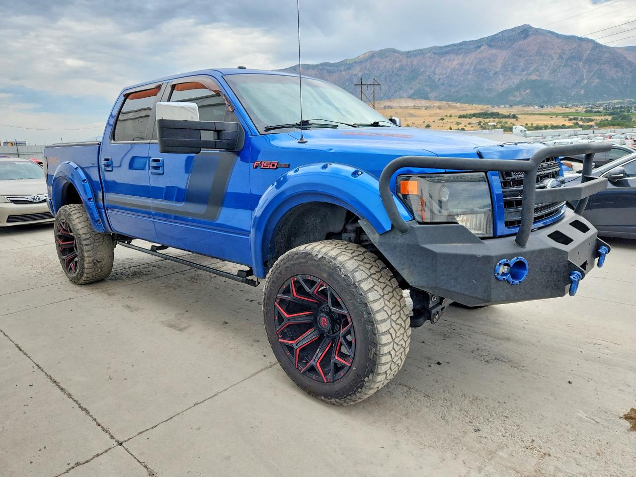 2014 Ford F150 Supercrew Blue vin: 1FTFW1EF1EFA52205