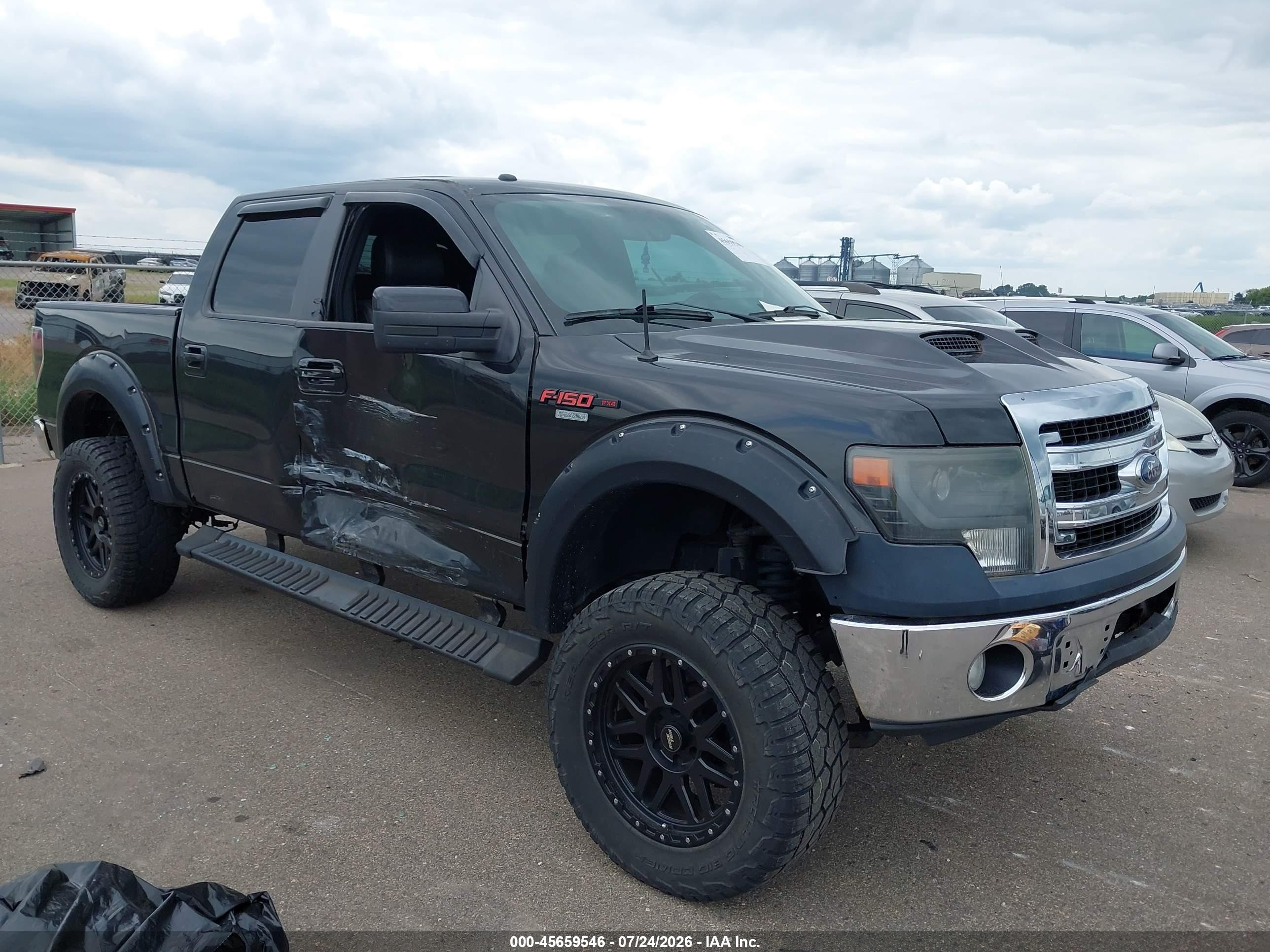 2014 Ford F-150 Fx4 Black vin: 1FTFW1EF1EFA64807