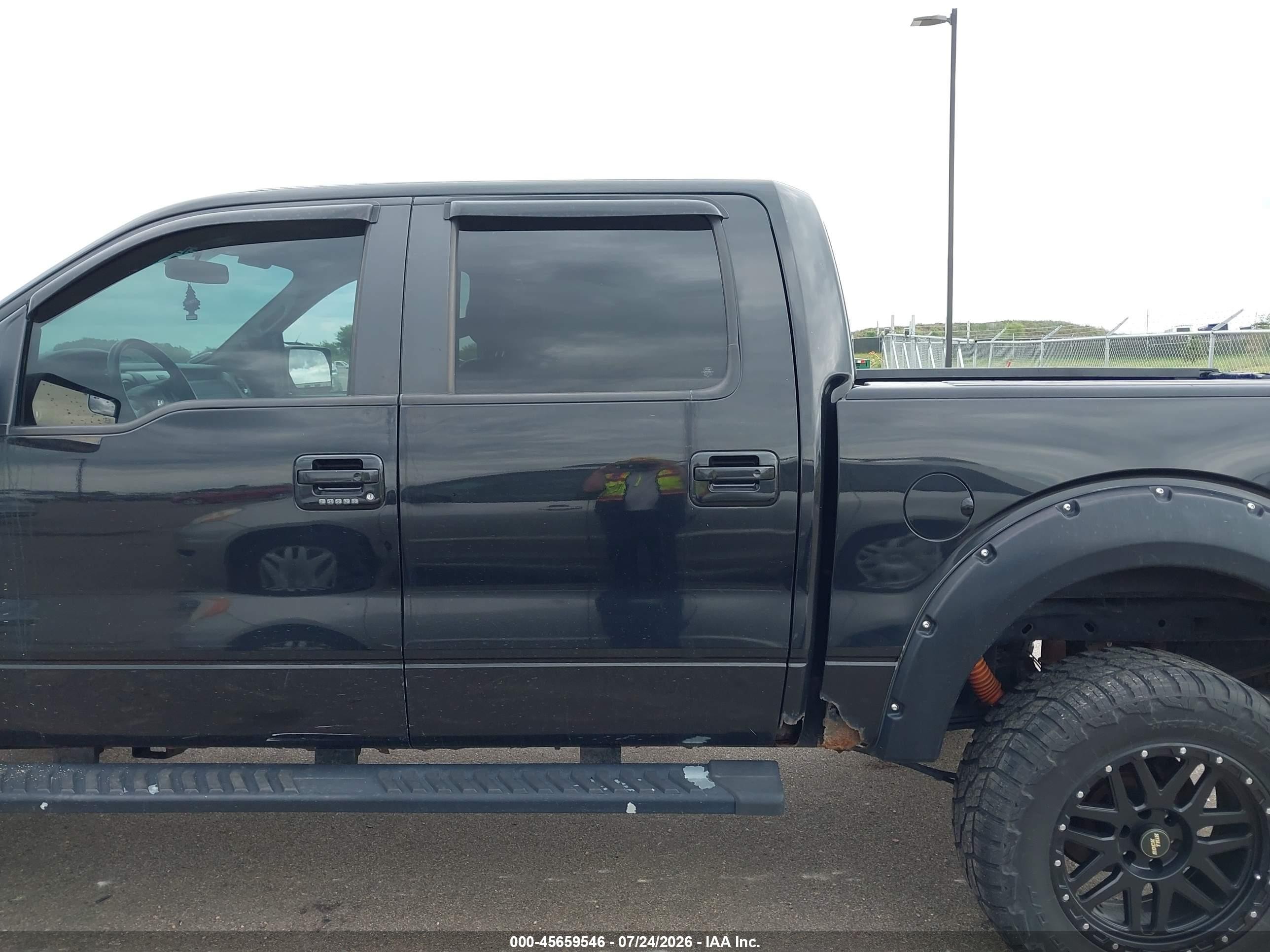 2014 Ford F-150 Fx4 Black vin: 1FTFW1EF1EFA64807