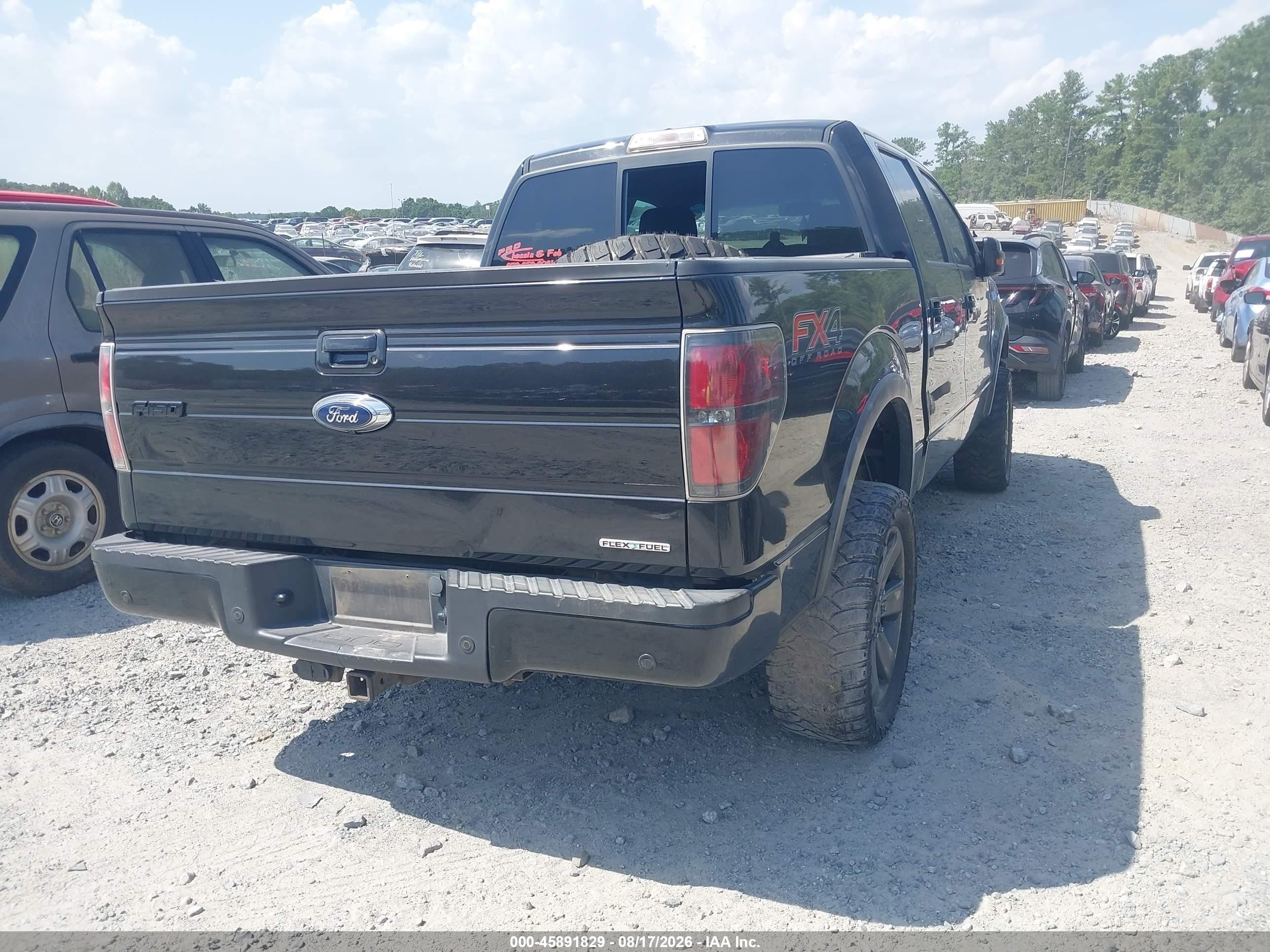2014 Ford F-150 Fx4 Black vin: 1FTFW1EF1EFA66301