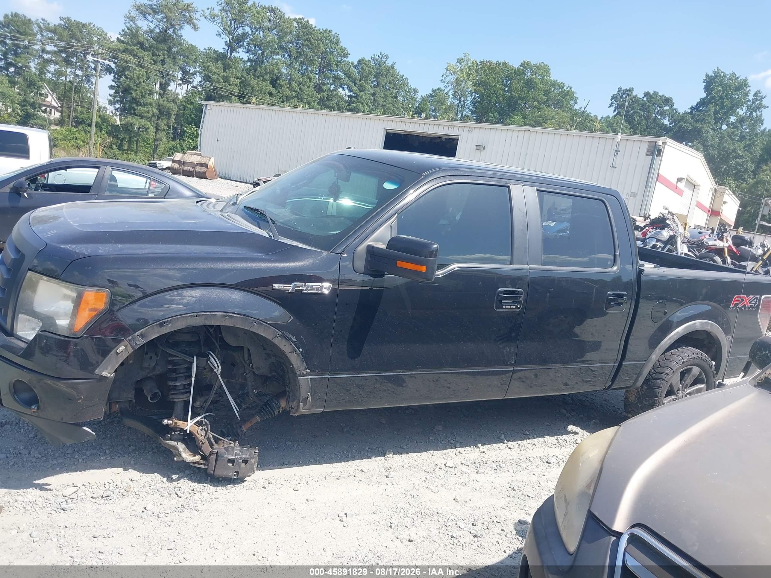 2014 Ford F-150 Fx4 Black vin: 1FTFW1EF1EFA66301