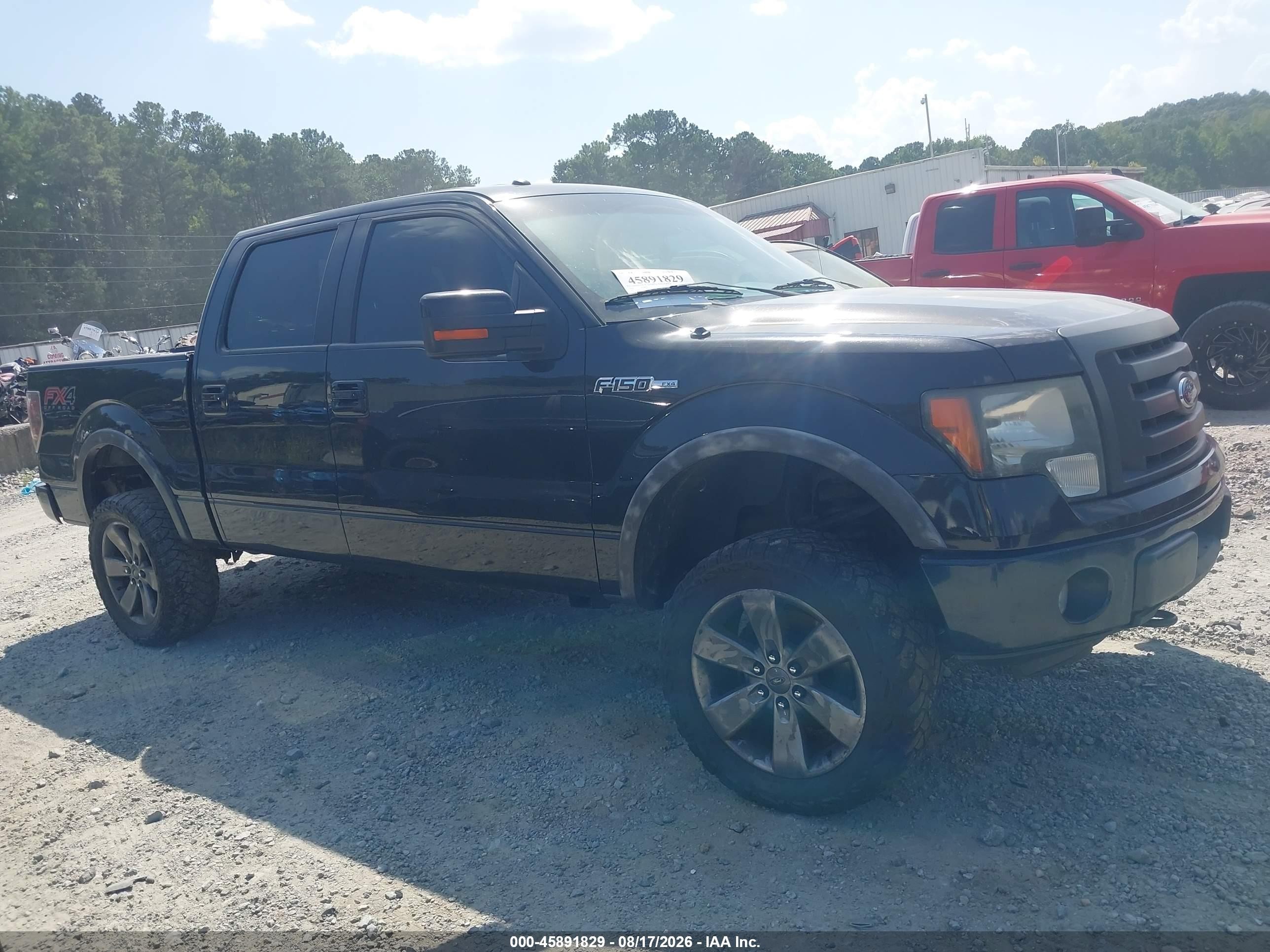 2014 Ford F-150 Fx4 Black vin: 1FTFW1EF1EFA66301