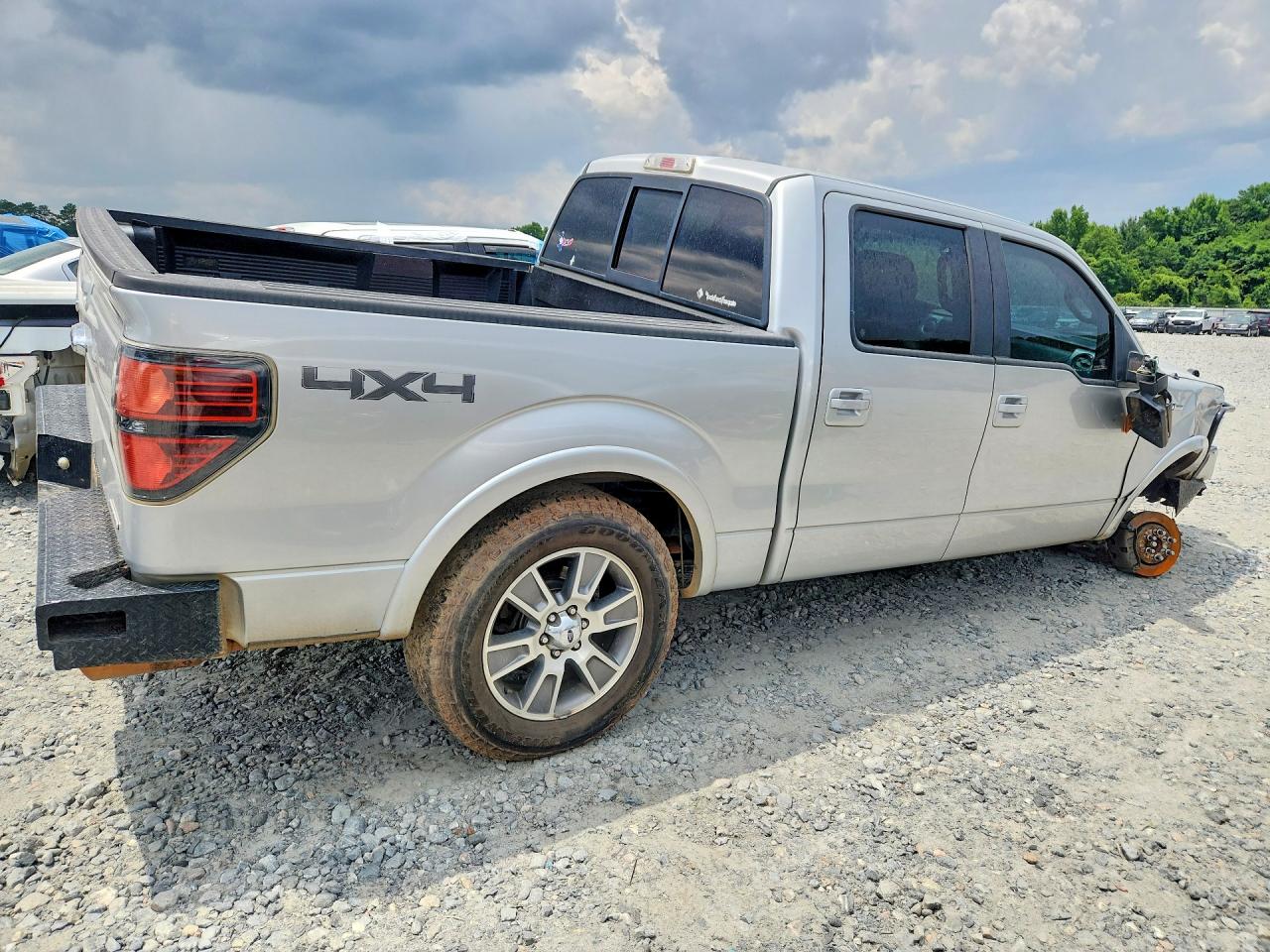 2014 Ford F150 Supercrew Silver vin: 1FTFW1EF1EFA81719
