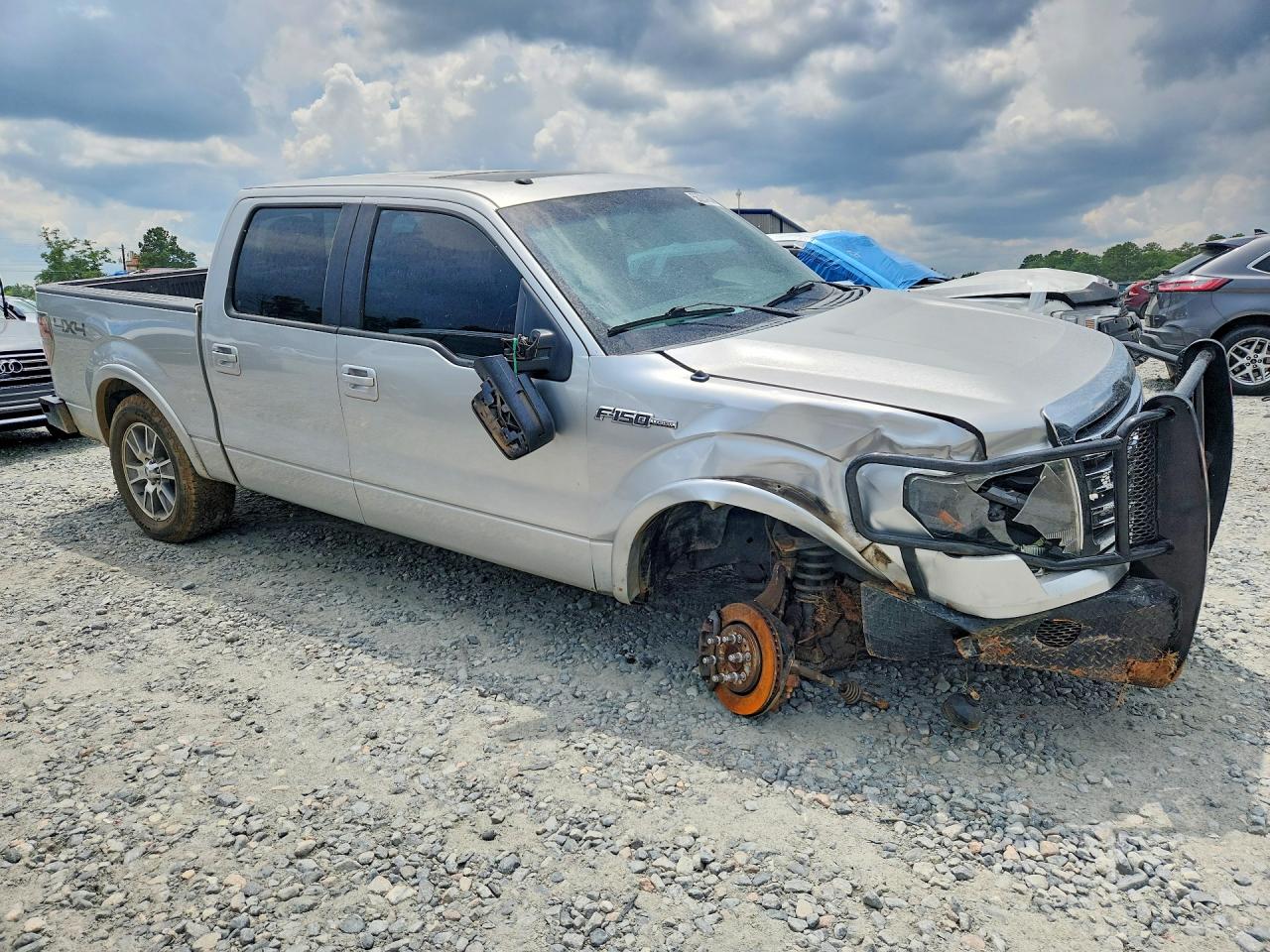 2014 Ford F150 Supercrew Silver vin: 1FTFW1EF1EFA81719