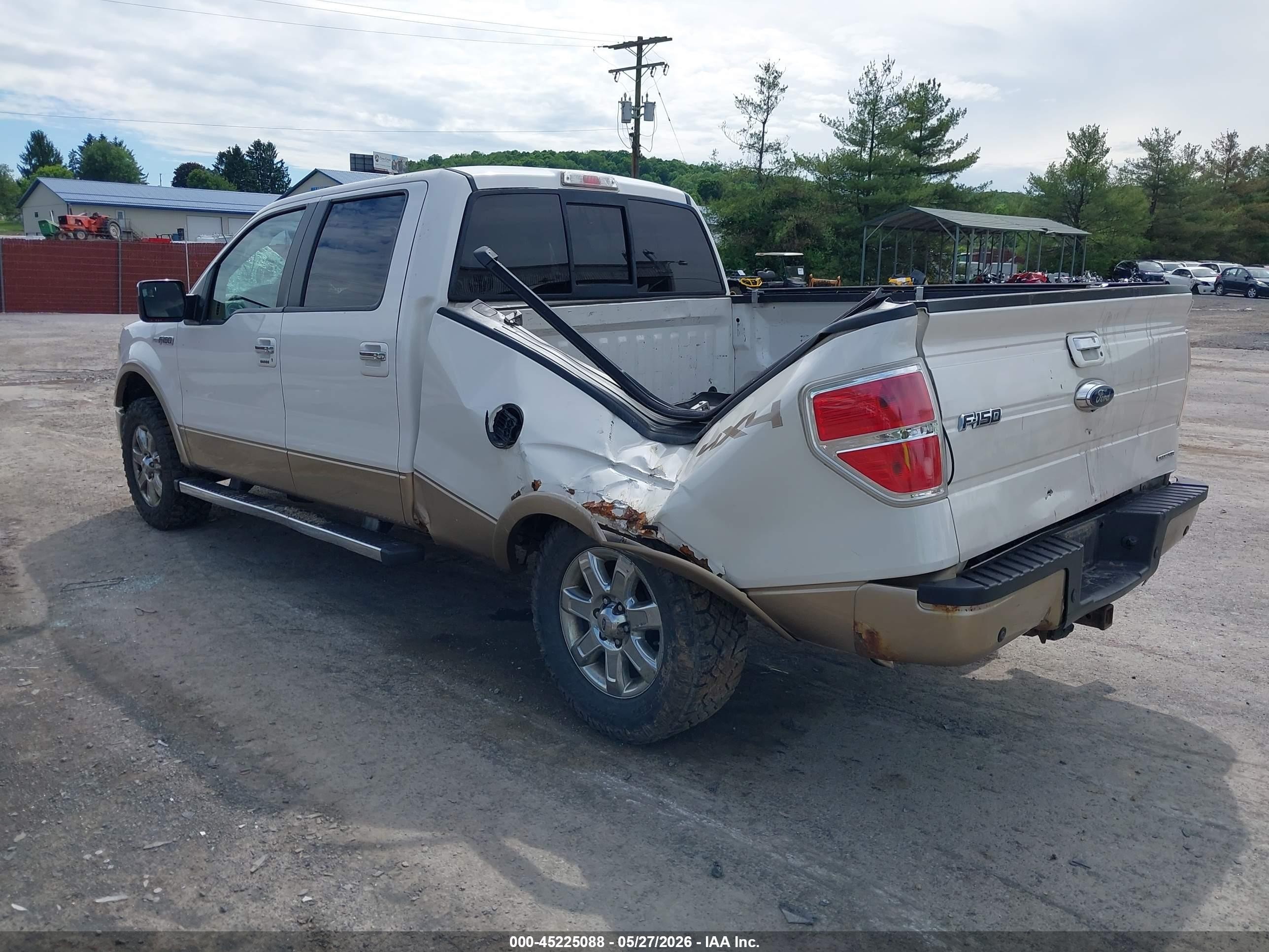 2014 Ford F-150 Lariat Белый vin: 1FTFW1EF1EFA89237