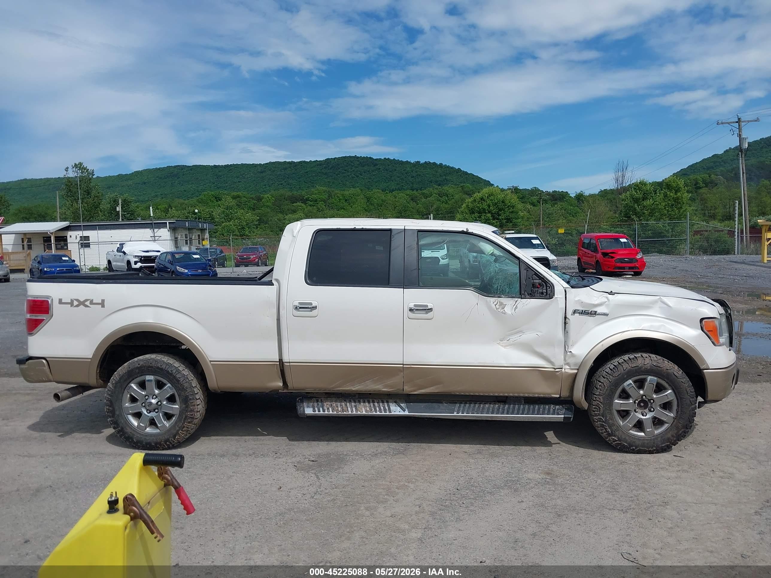 2014 Ford F-150 Lariat Белый vin: 1FTFW1EF1EFA89237