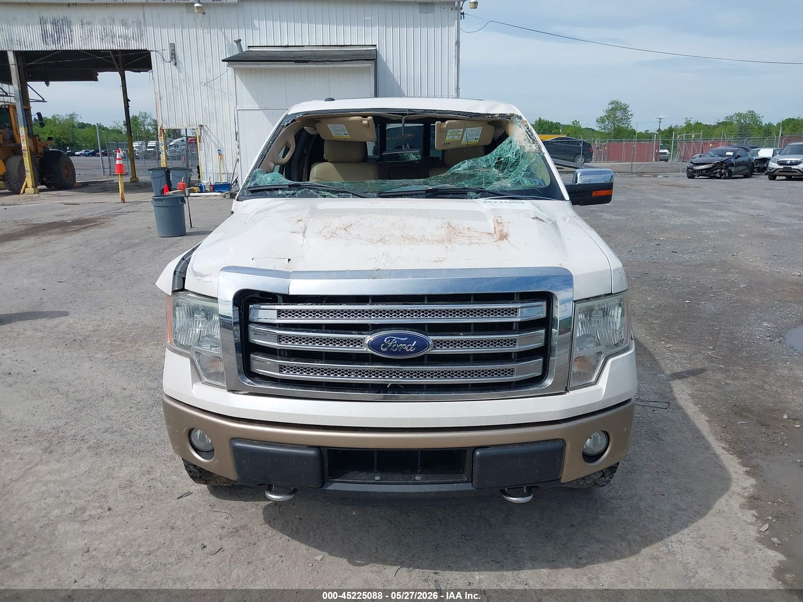 2014 Ford F-150 Lariat Белый vin: 1FTFW1EF1EFA89237