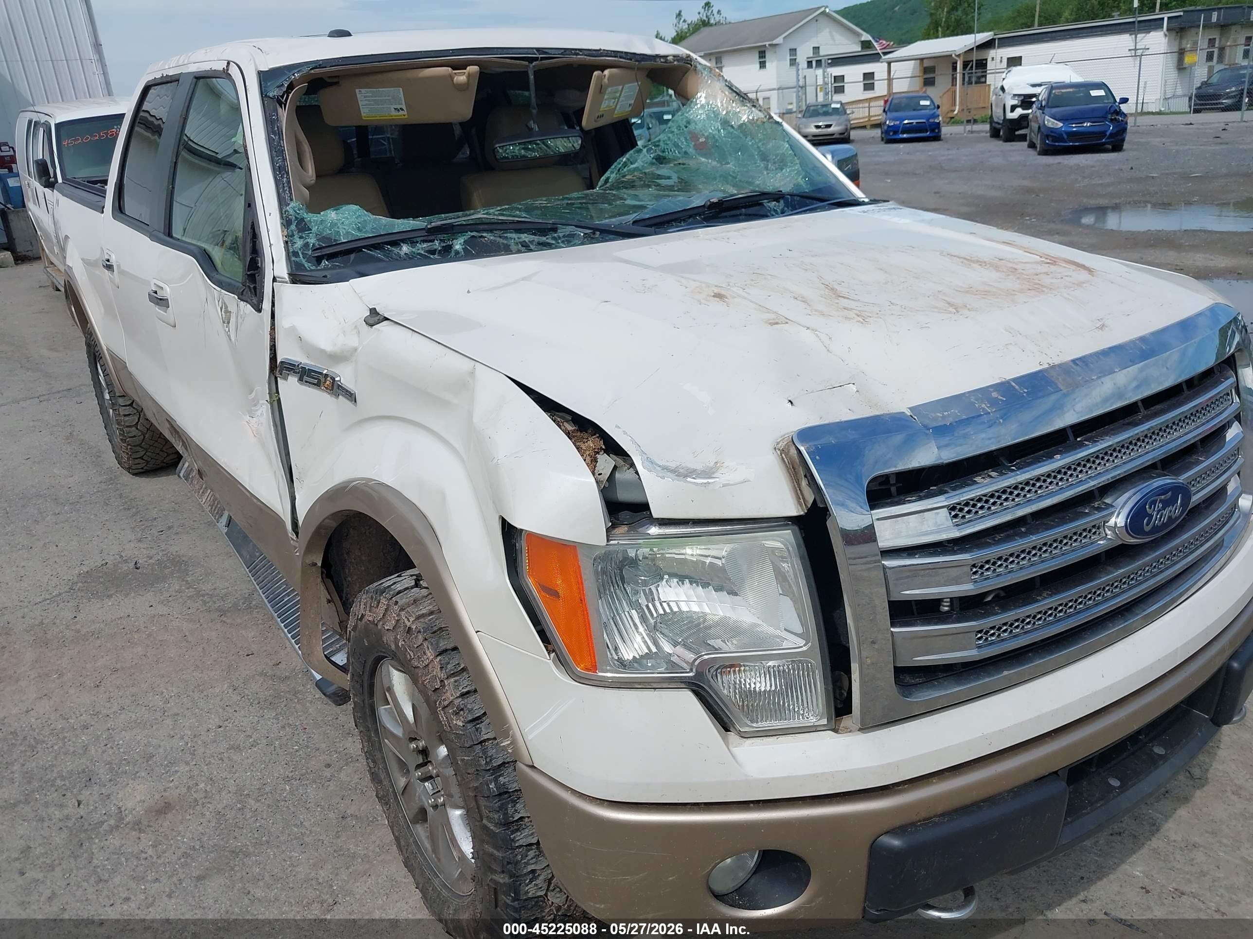2014 Ford F-150 Lariat Белый vin: 1FTFW1EF1EFA89237