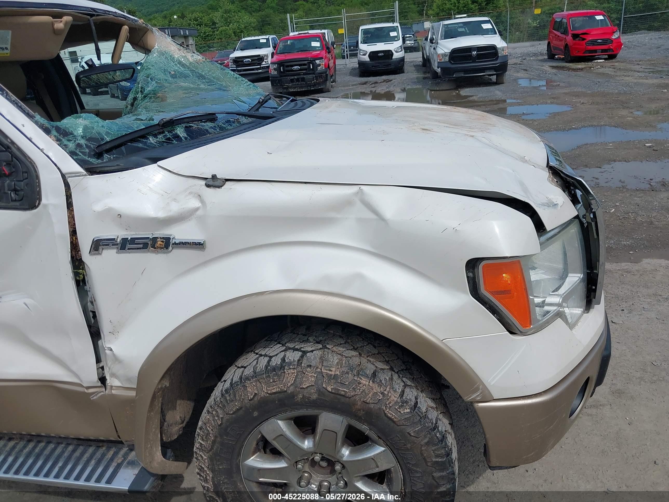 2014 Ford F-150 Lariat Белый vin: 1FTFW1EF1EFA89237