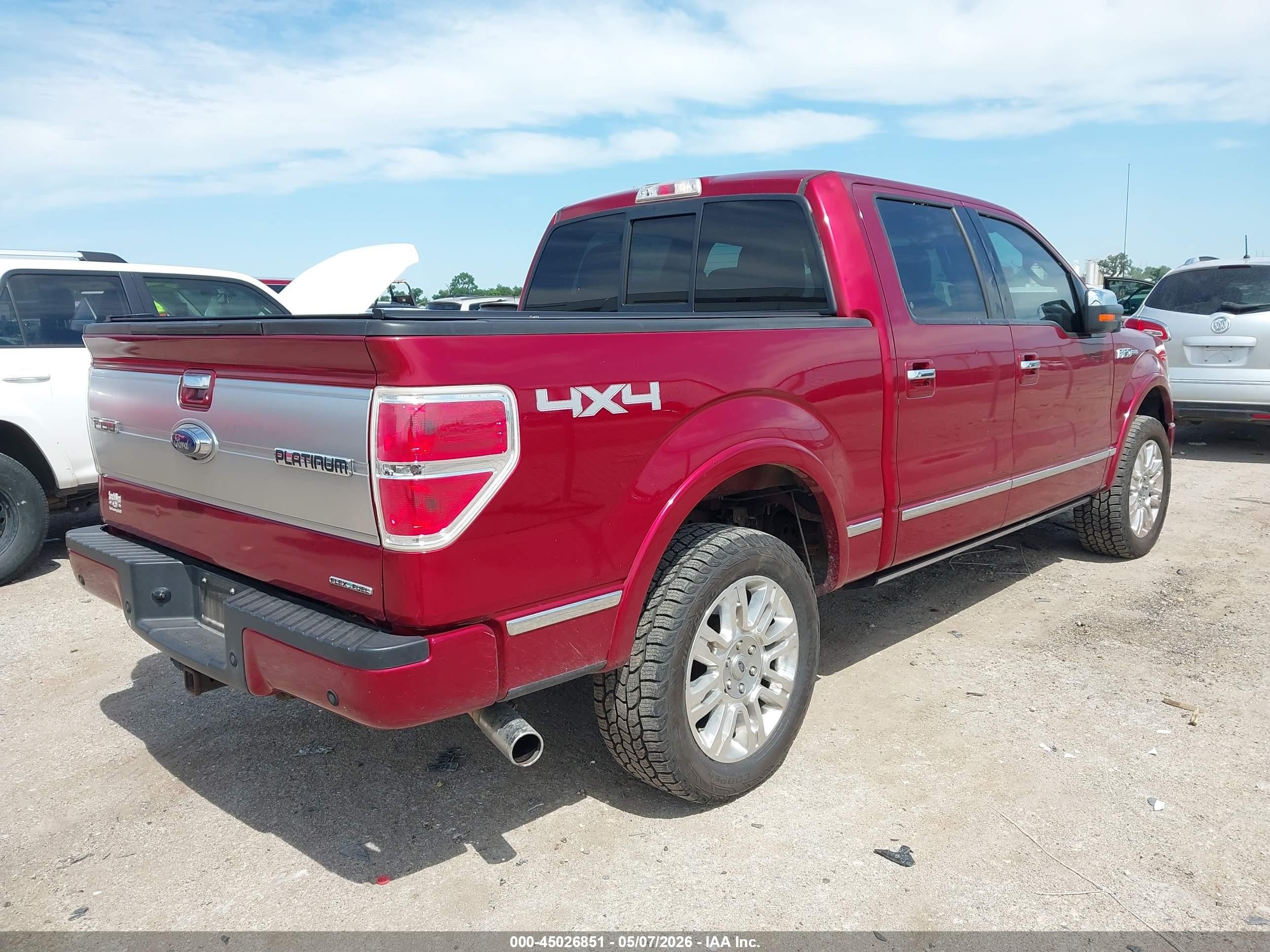 2014 Ford F-150 Platinum Red vin: 1FTFW1EF1EFB39571