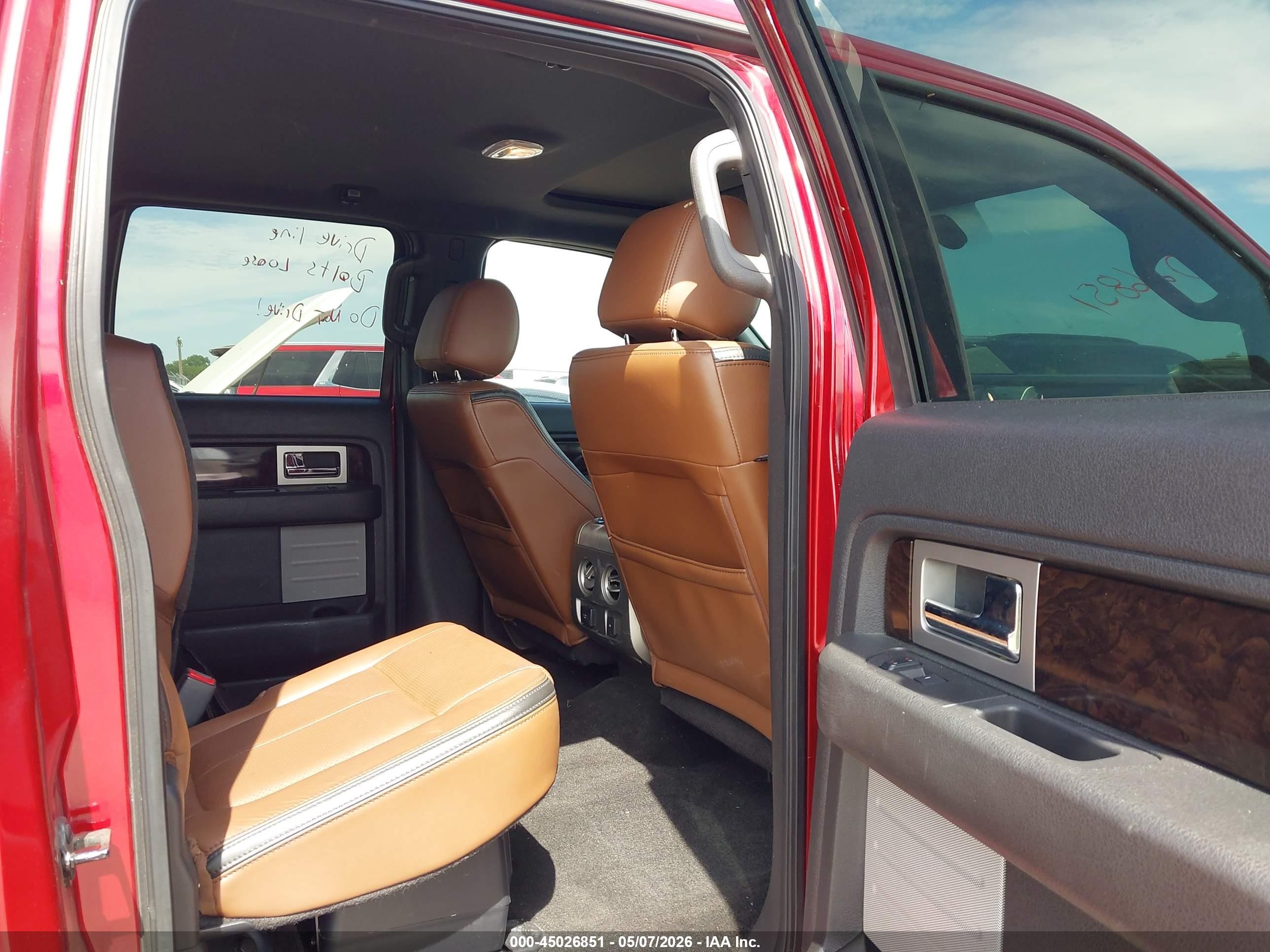 2014 Ford F-150 Platinum Red vin: 1FTFW1EF1EFB39571