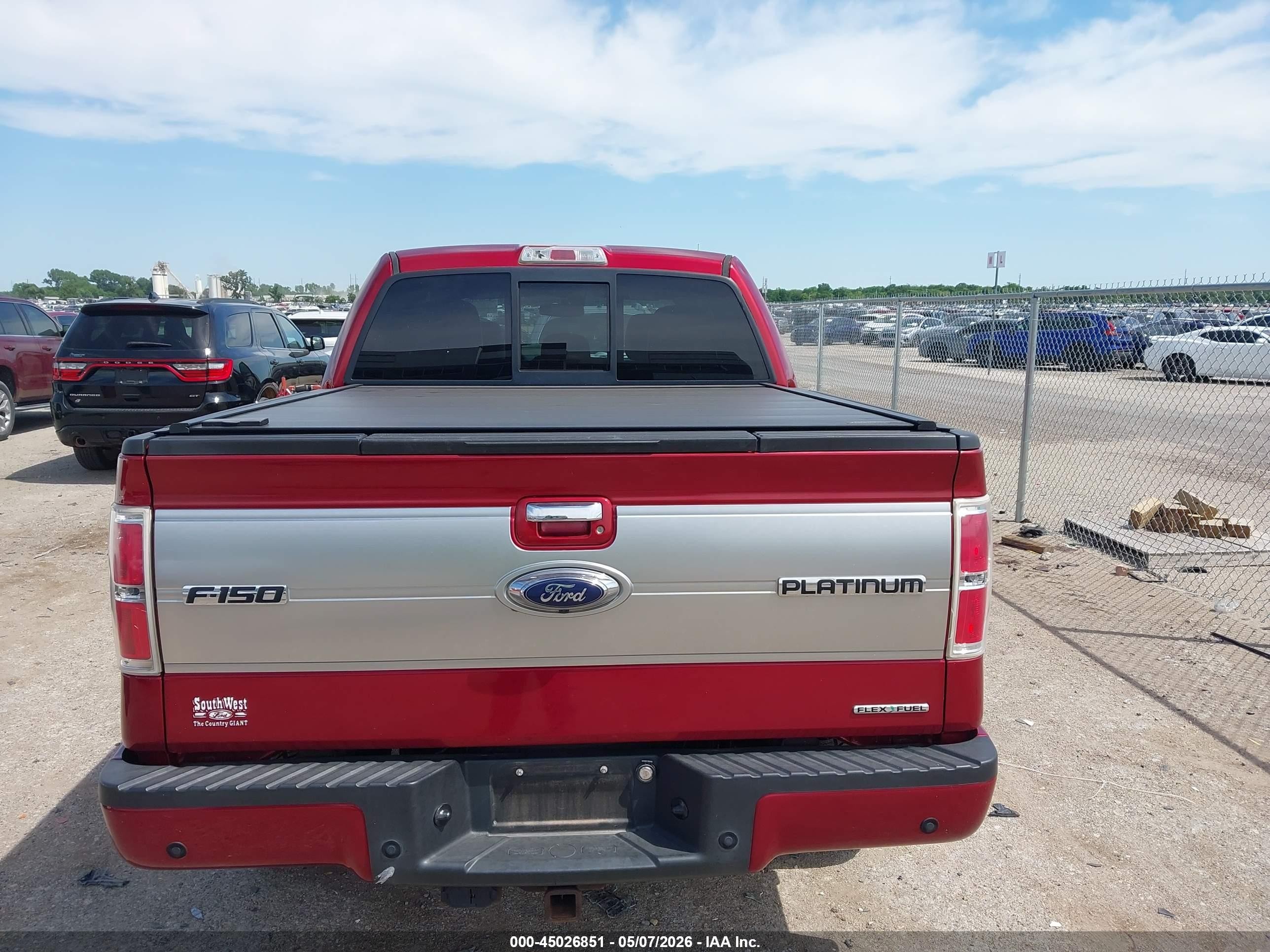2014 Ford F-150 Platinum Red vin: 1FTFW1EF1EFB39571