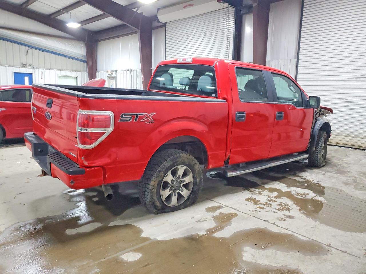 2014 Ford F150 Supercrew Red vin: 1FTFW1EF1EFB58766