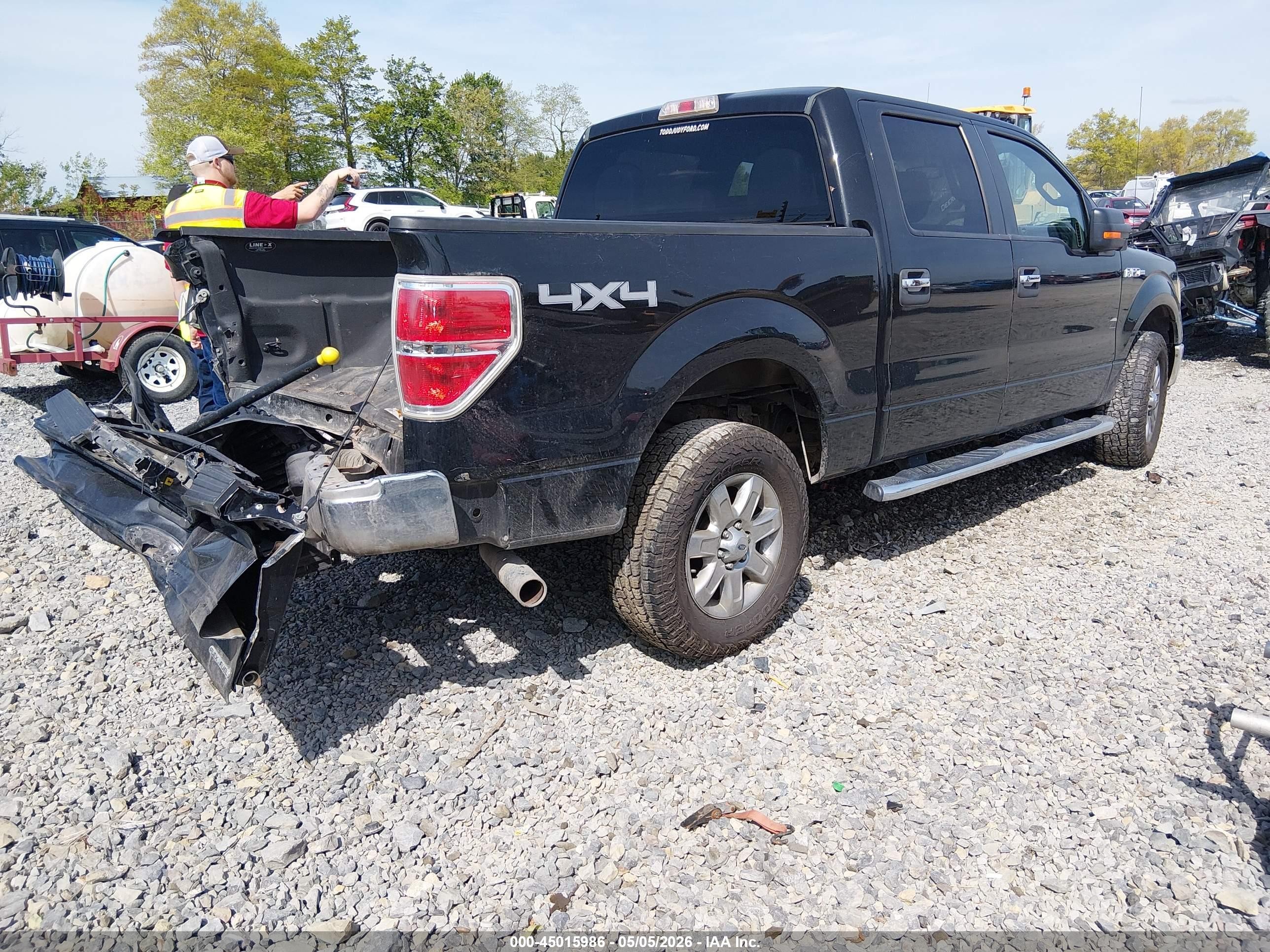 2014 Ford F-150 Xlt Black vin: 1FTFW1EF1EFC66921