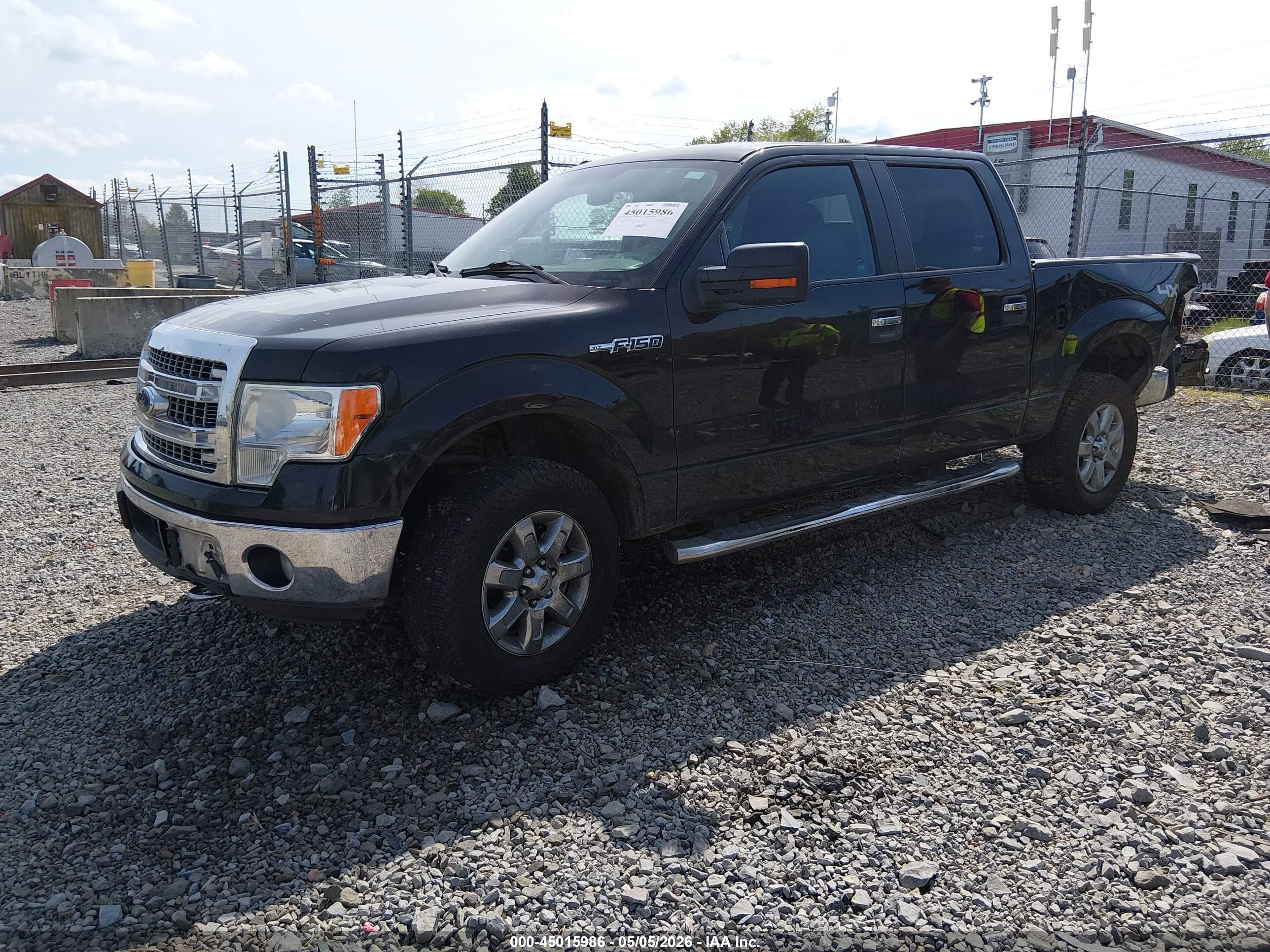 2014 Ford F-150 Xlt Black vin: 1FTFW1EF1EFC66921