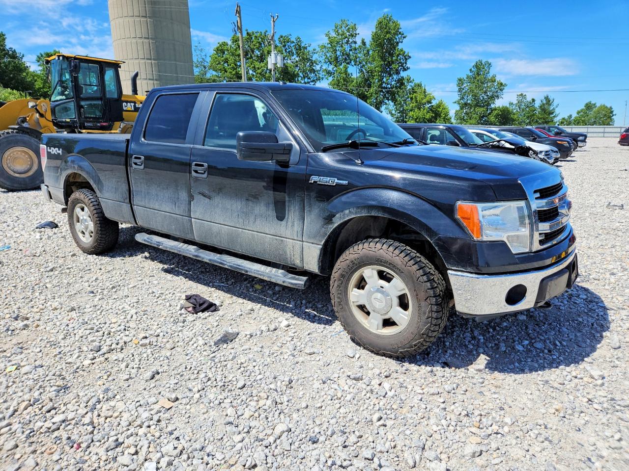 2014 Ford F150 Supercrew Black vin: 1FTFW1EF1EFC76154