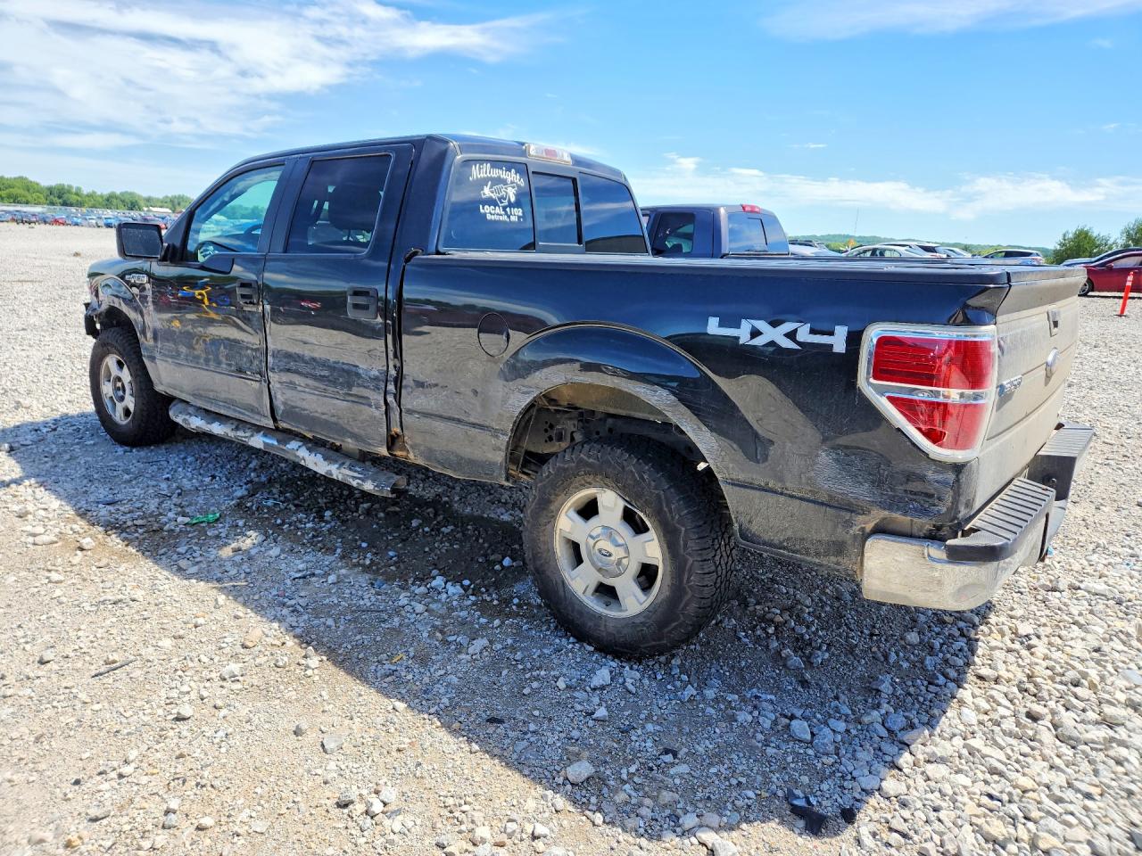 2014 Ford F150 Supercrew Black vin: 1FTFW1EF1EFC76154