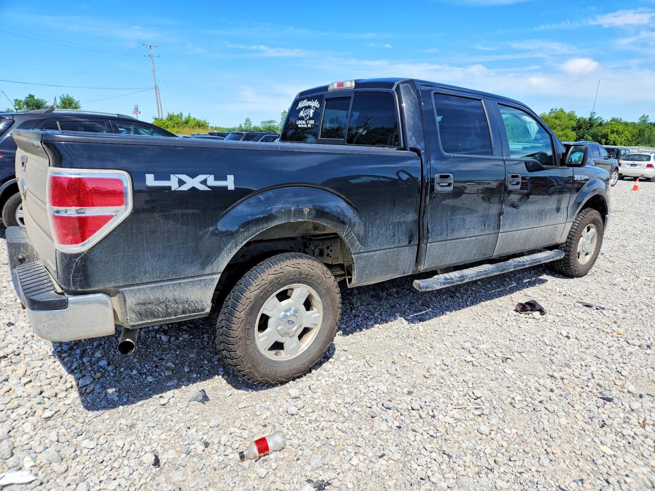 2014 Ford F150 Supercrew Black vin: 1FTFW1EF1EFC76154