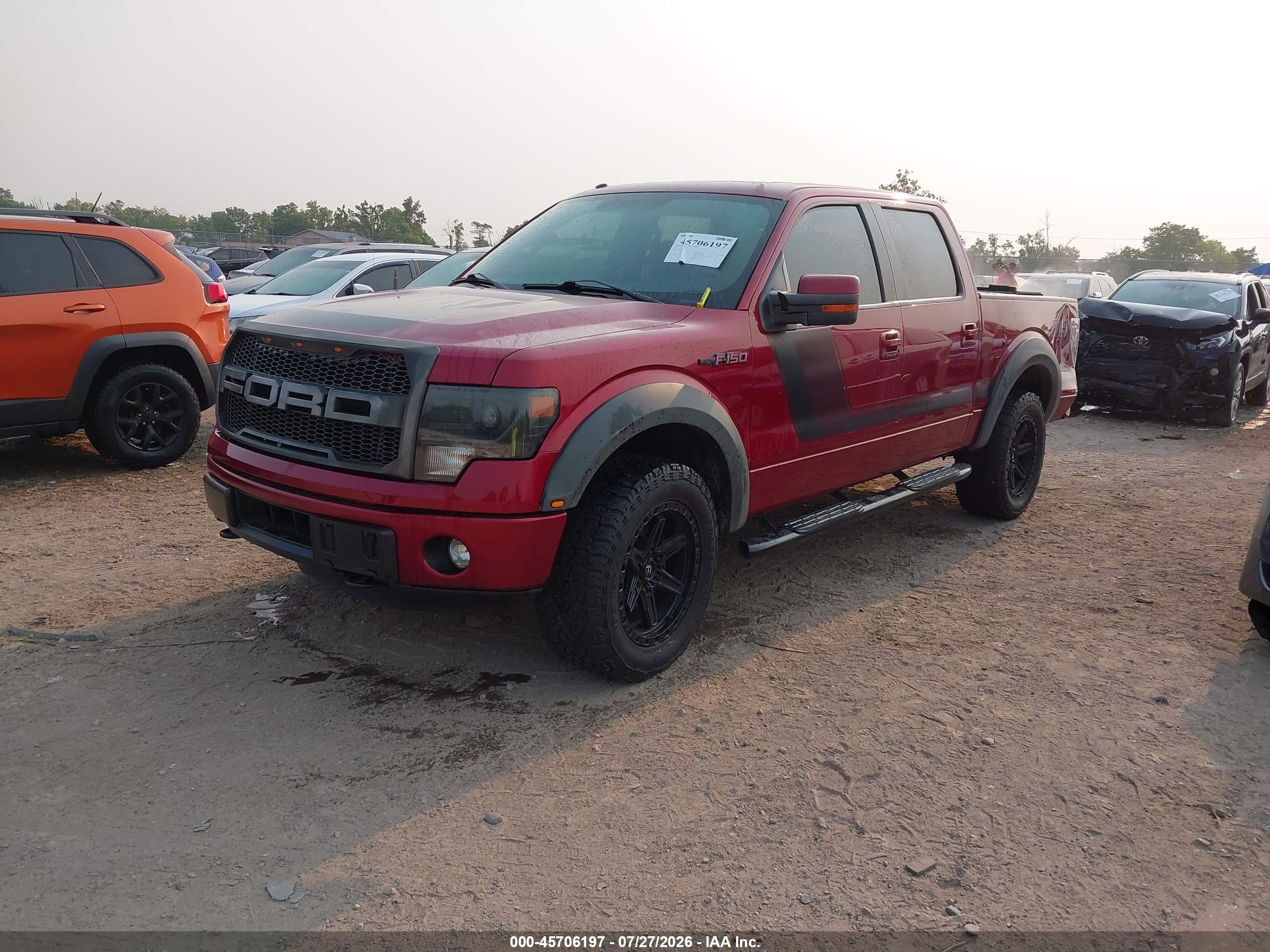 2014 Ford F-150 Fx4 Красный vin: 1FTFW1EF1EFC90832