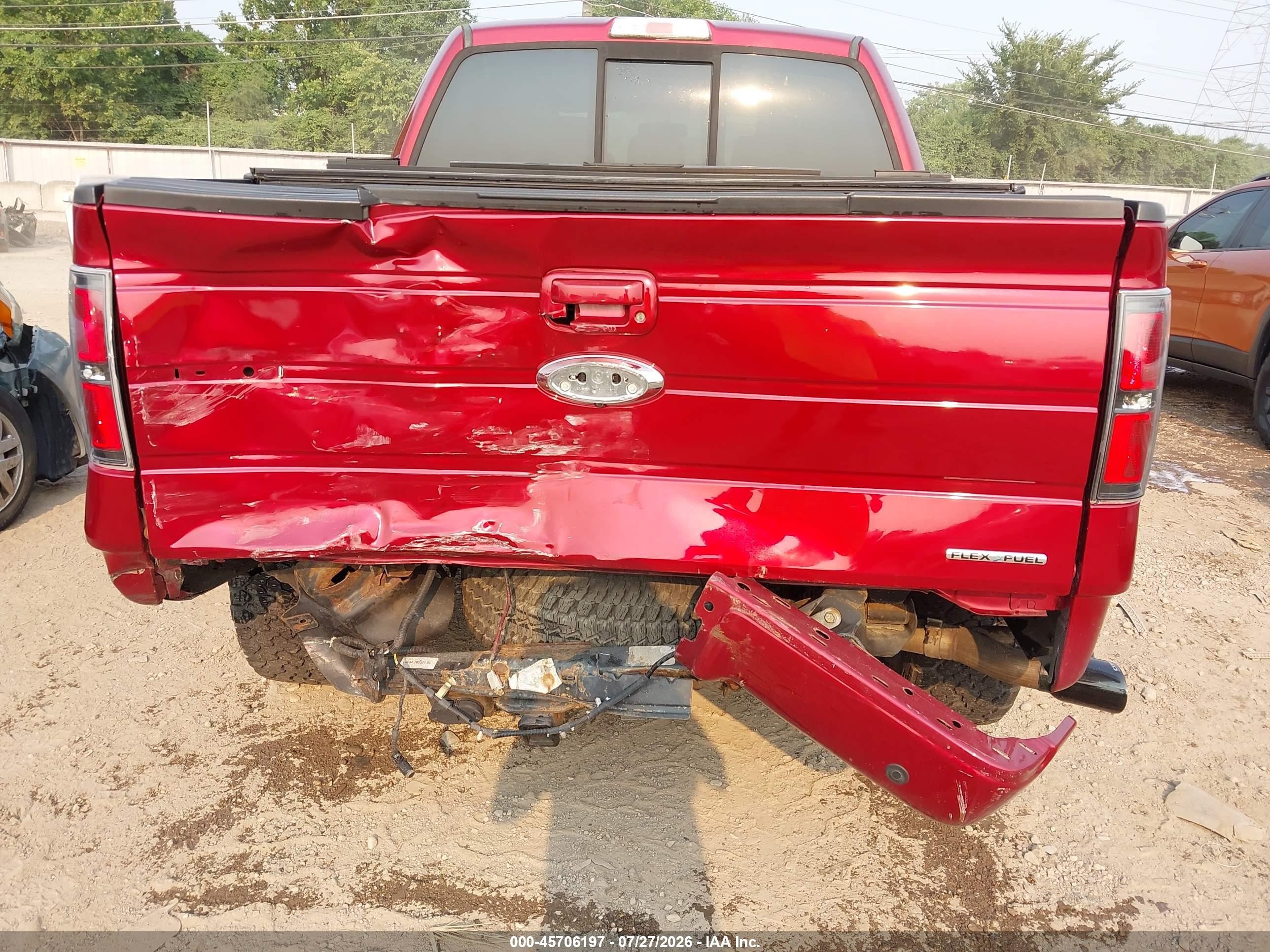 2014 Ford F-150 Fx4 Красный vin: 1FTFW1EF1EFC90832