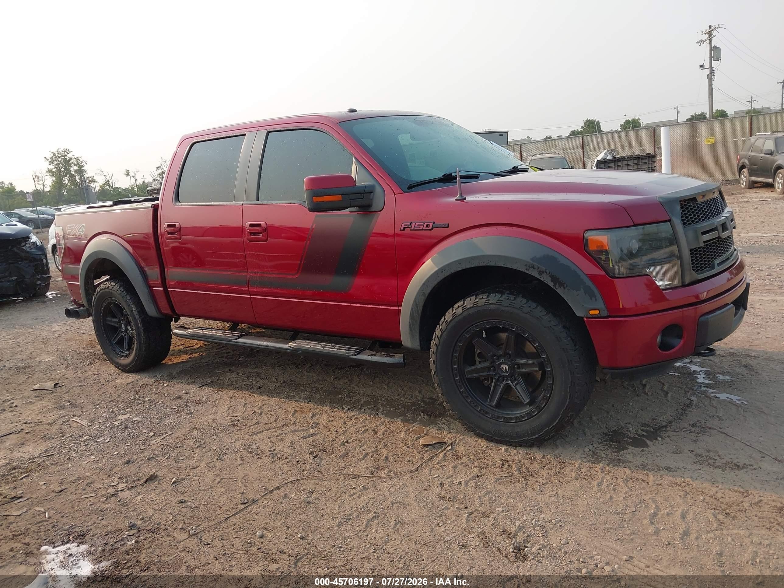 2014 Ford F-150 Fx4 Красный vin: 1FTFW1EF1EFC90832