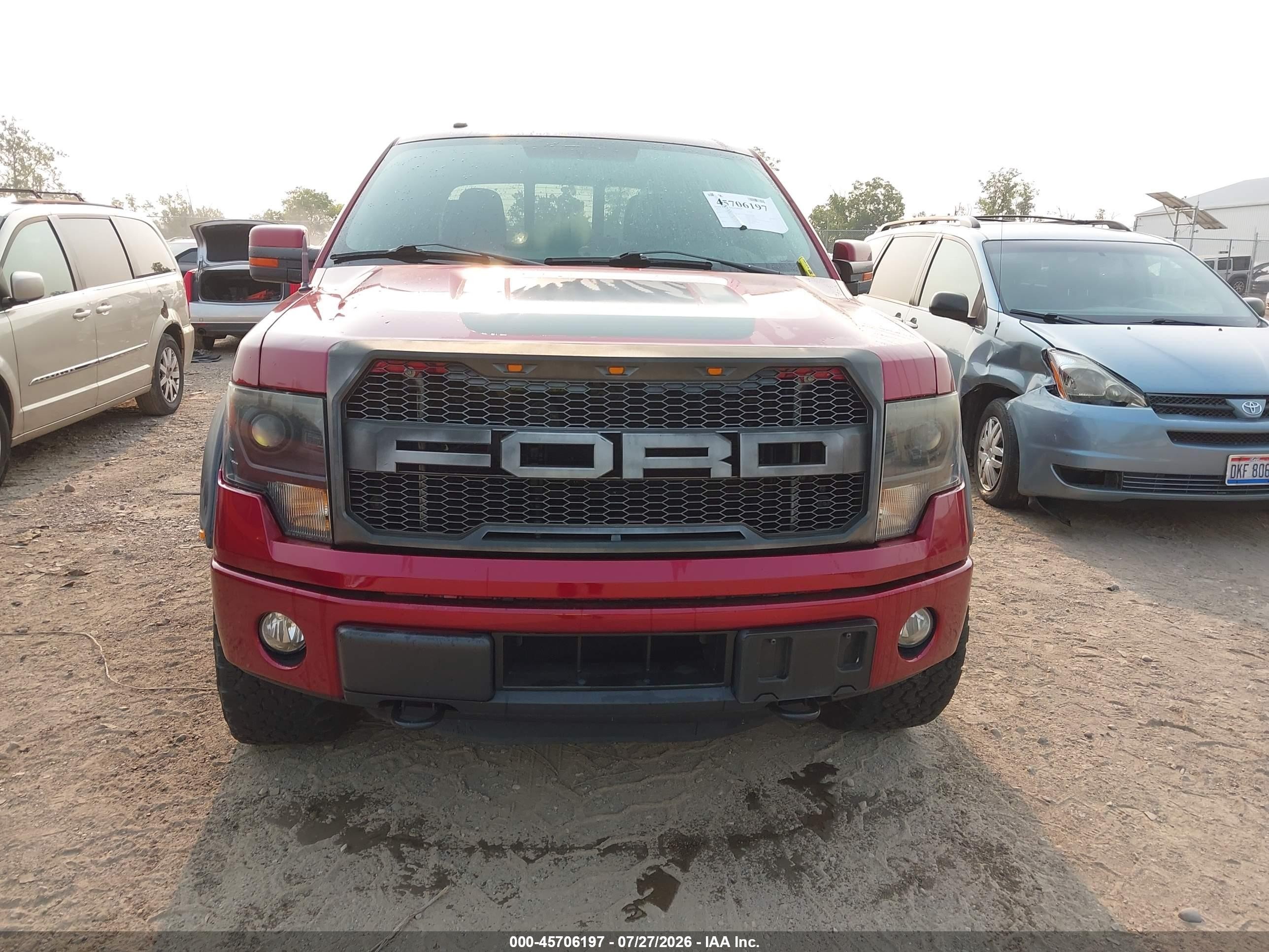 2014 Ford F-150 Fx4 Красный vin: 1FTFW1EF1EFC90832