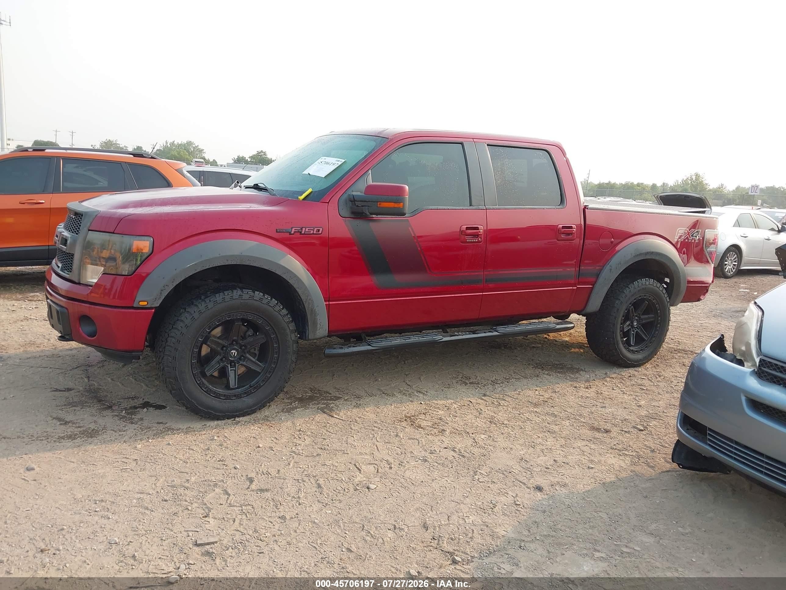 2014 Ford F-150 Fx4 Красный vin: 1FTFW1EF1EFC90832
