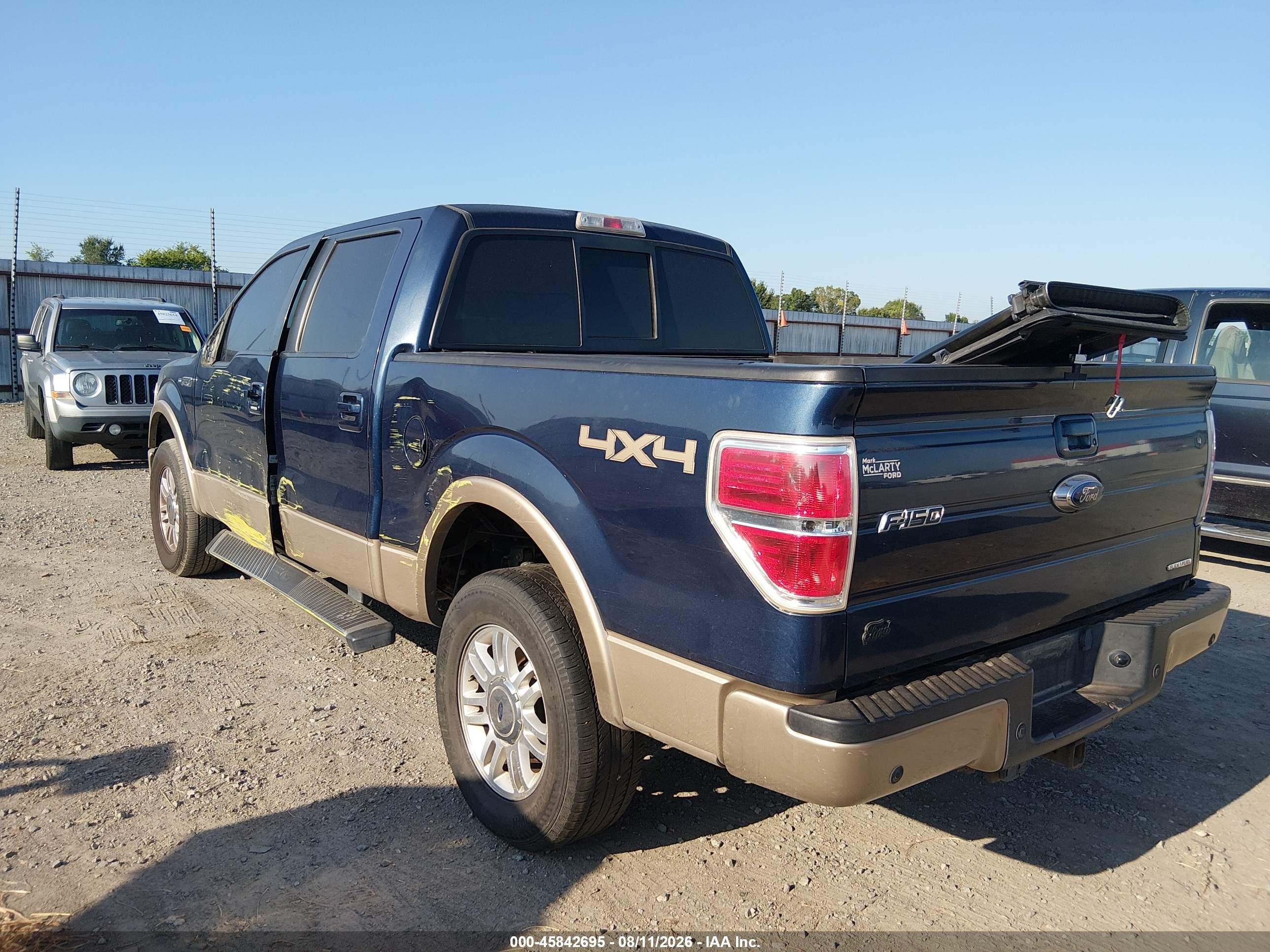 2014 Ford F-150 Lariat Blue vin: 1FTFW1EF1EKD01853