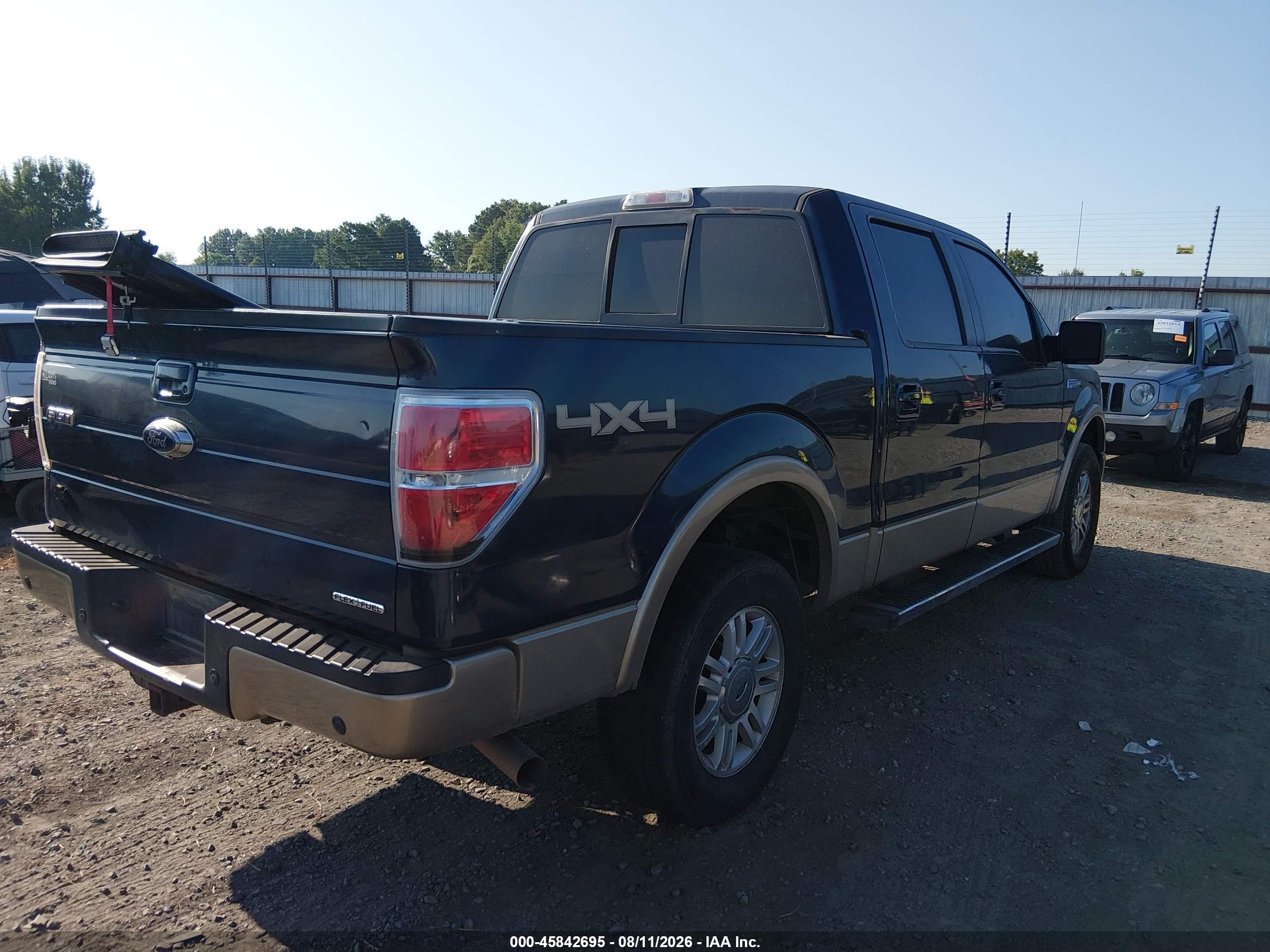 2014 Ford F-150 Lariat Blue vin: 1FTFW1EF1EKD01853