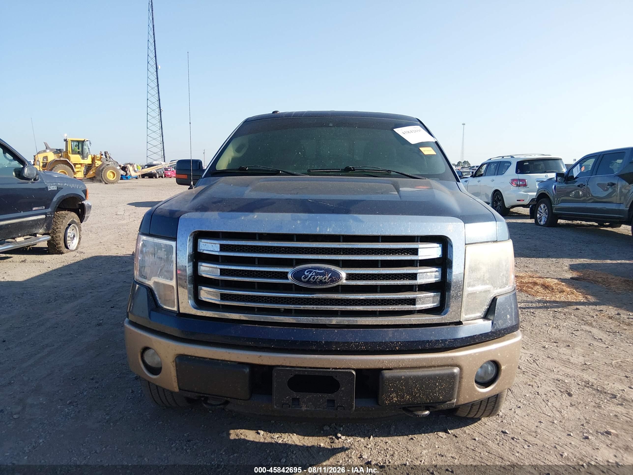 2014 Ford F-150 Lariat Blue vin: 1FTFW1EF1EKD01853