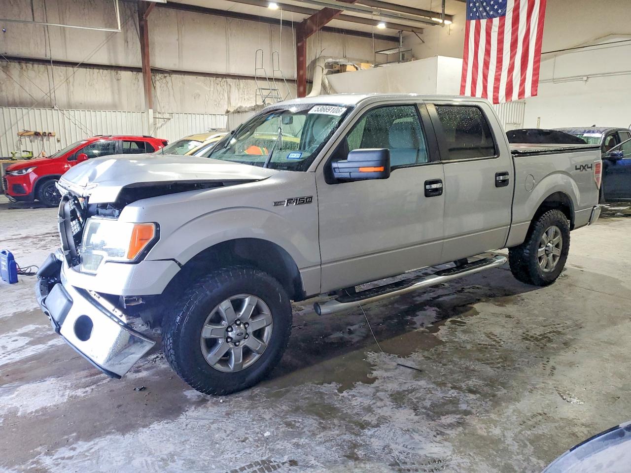2014 Ford F150 Supercrew Silver vin: 1FTFW1EF1EKD37154