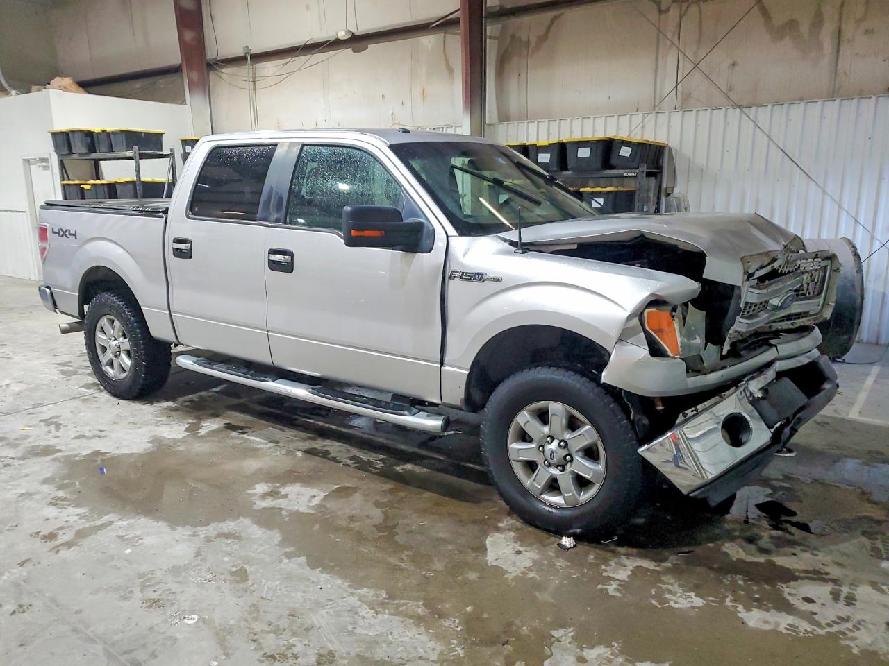 2014 Ford F150 Supercrew Silver vin: 1FTFW1EF1EKD37154