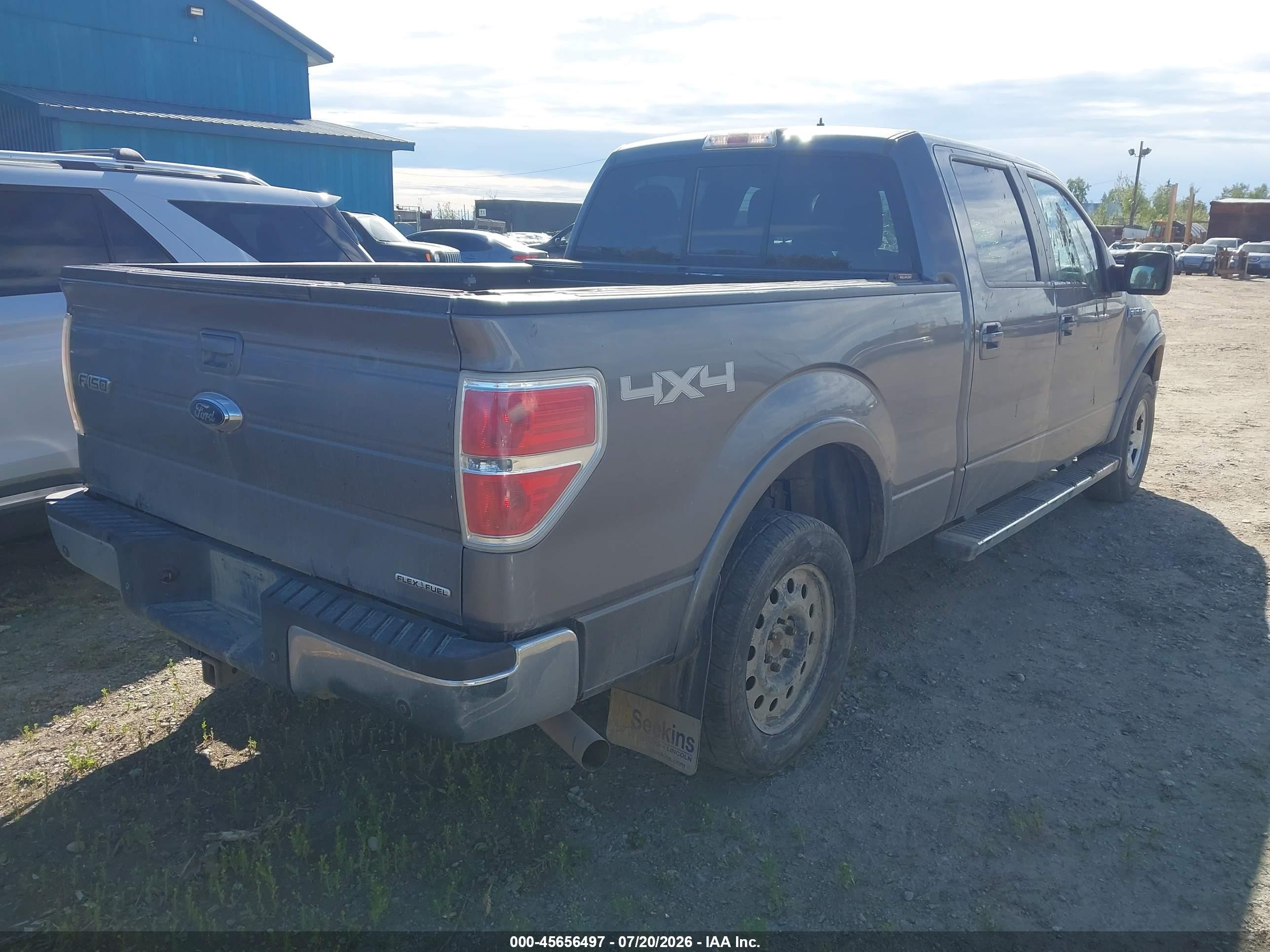 2014 Ford F-150 Lariat Gray vin: 1FTFW1EF1EKD77461