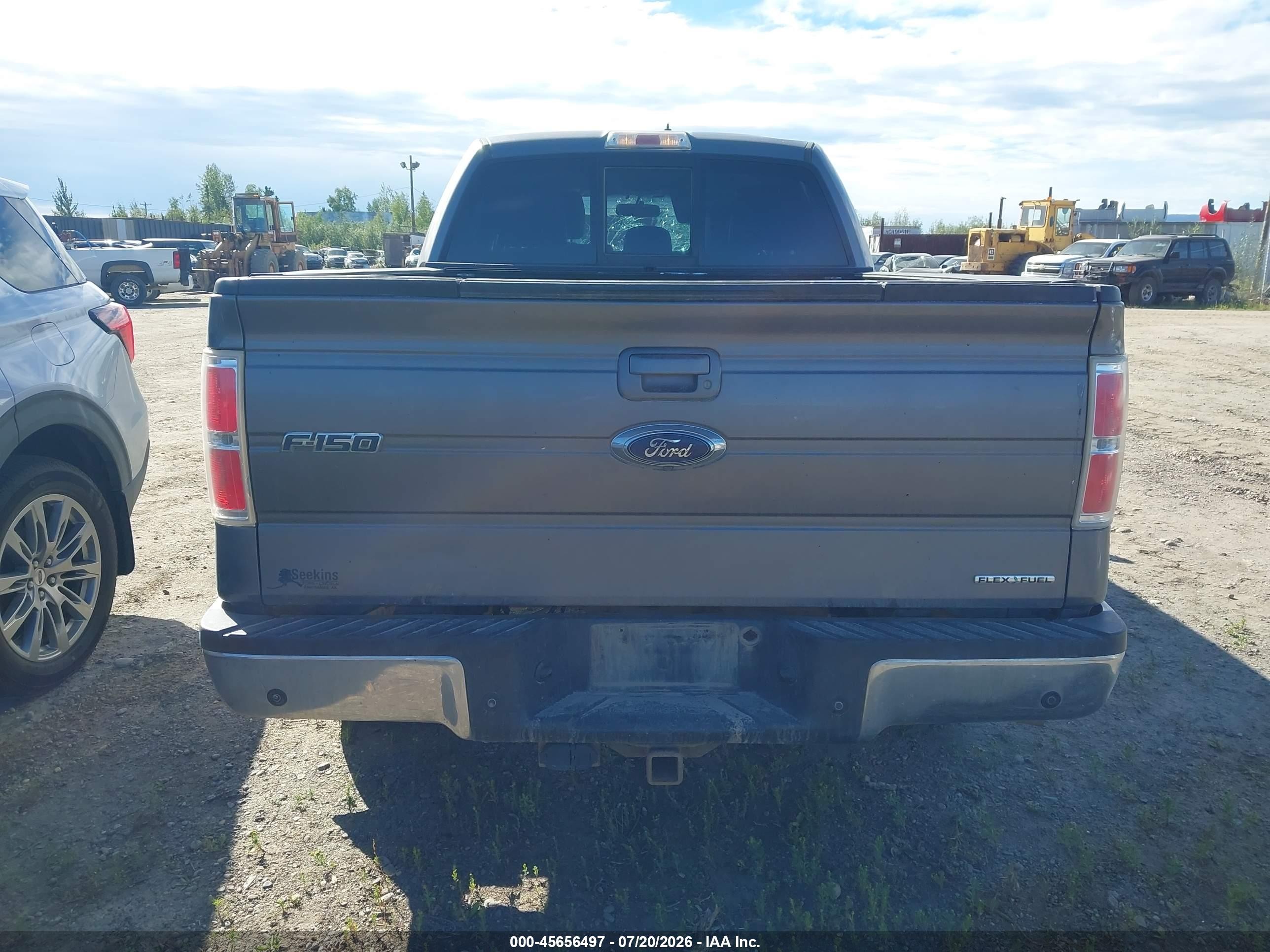 2014 Ford F-150 Lariat Gray vin: 1FTFW1EF1EKD77461