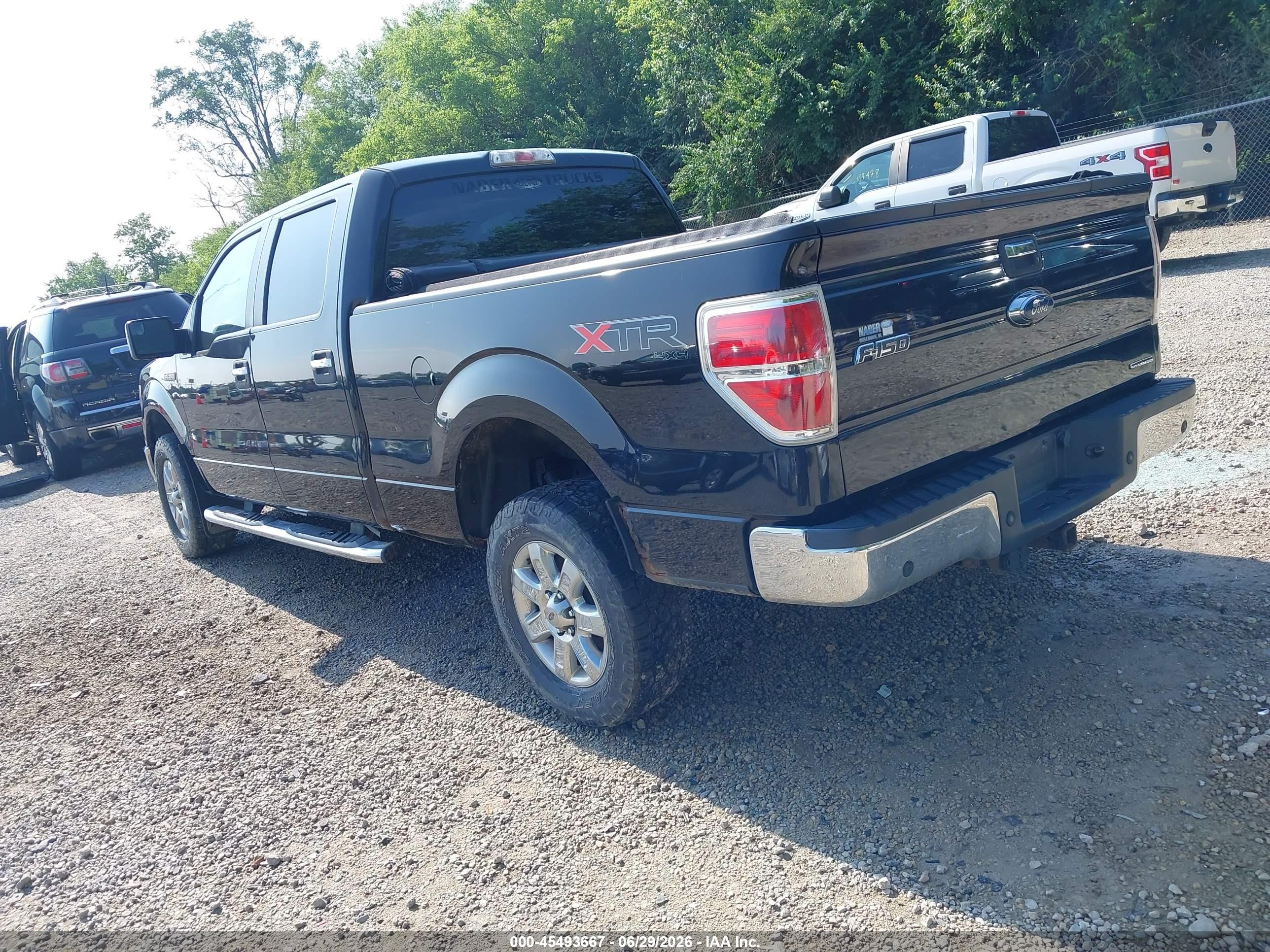2014 Ford F-150 Xlt Black vin: 1FTFW1EF1EKD86970