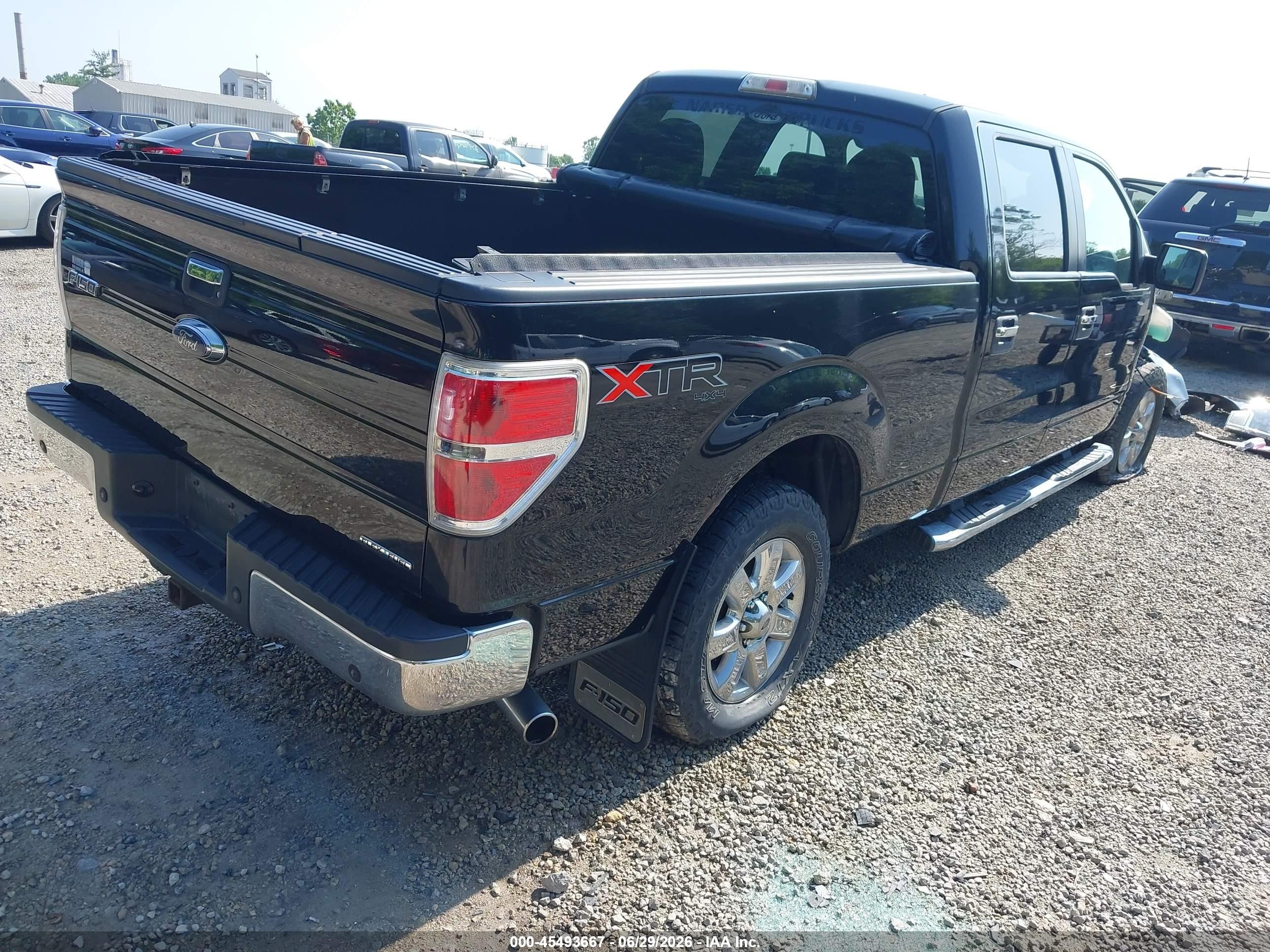 2014 Ford F-150 Xlt Black vin: 1FTFW1EF1EKD86970