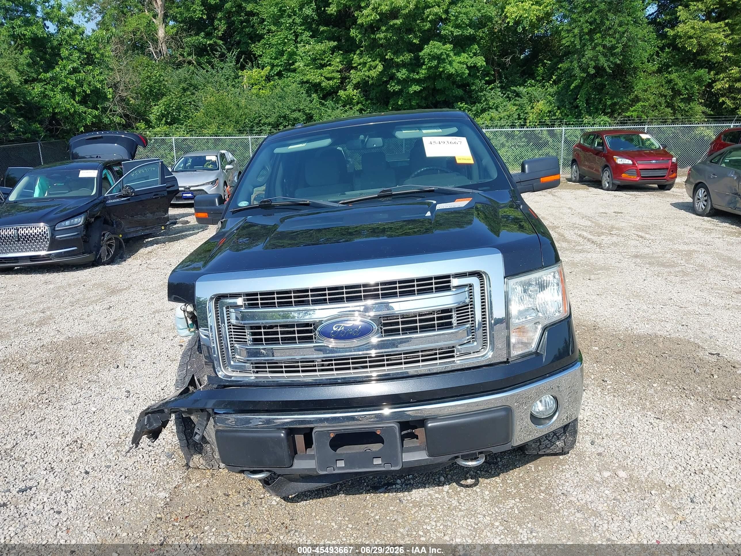 2014 Ford F-150 Xlt Black vin: 1FTFW1EF1EKD86970