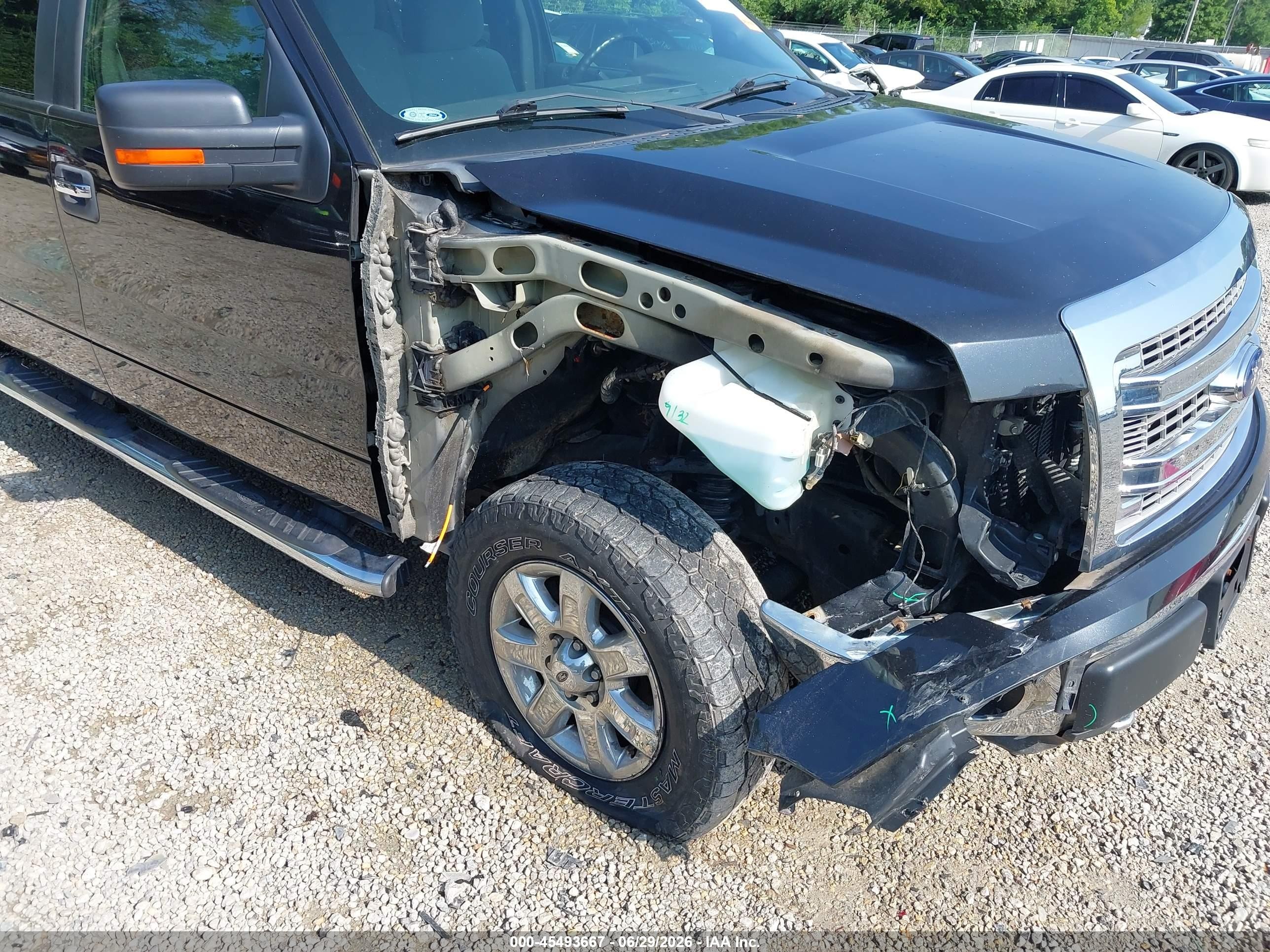 2014 Ford F-150 Xlt Black vin: 1FTFW1EF1EKD86970