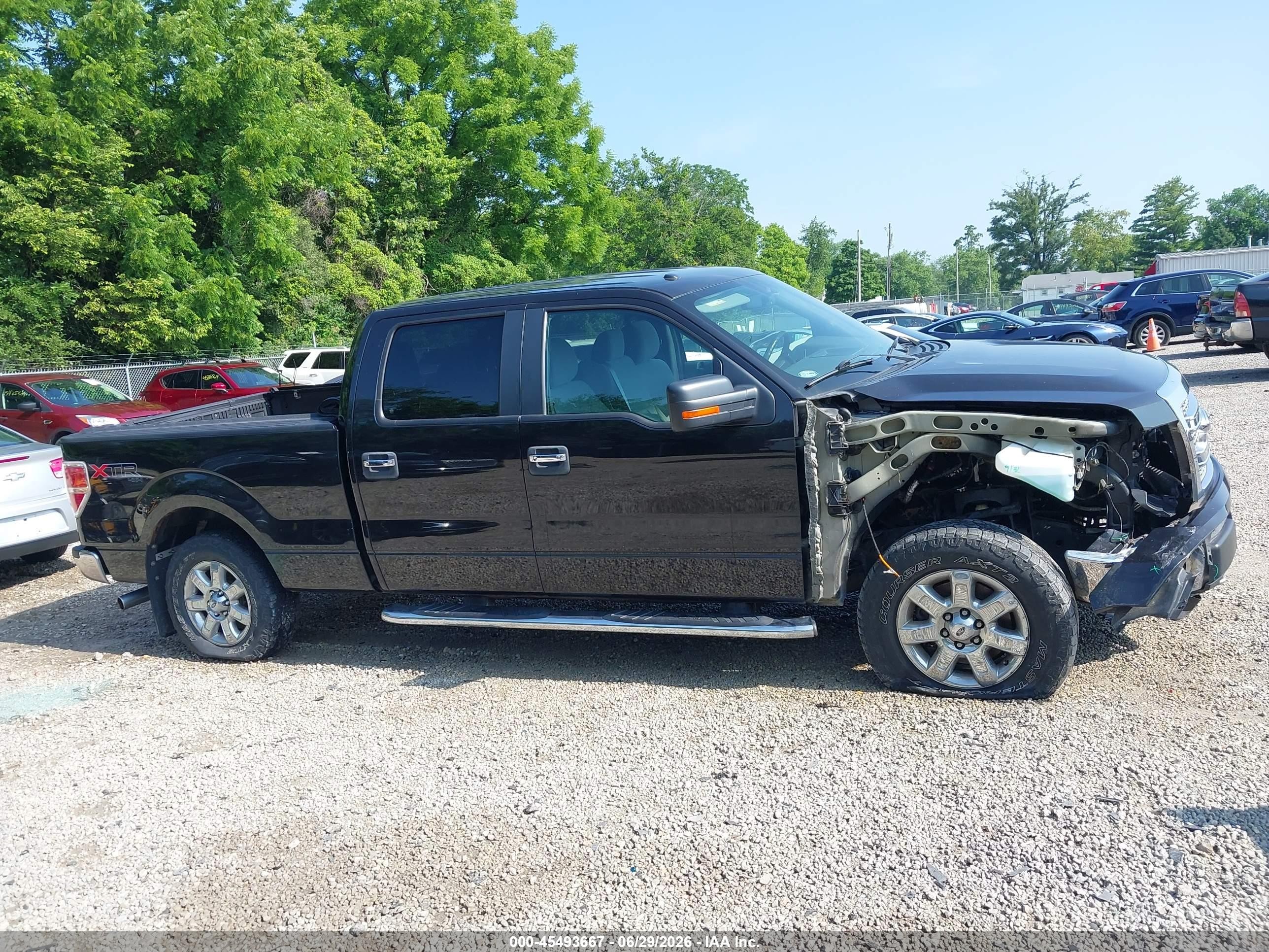 2014 Ford F-150 Xlt Black vin: 1FTFW1EF1EKD86970