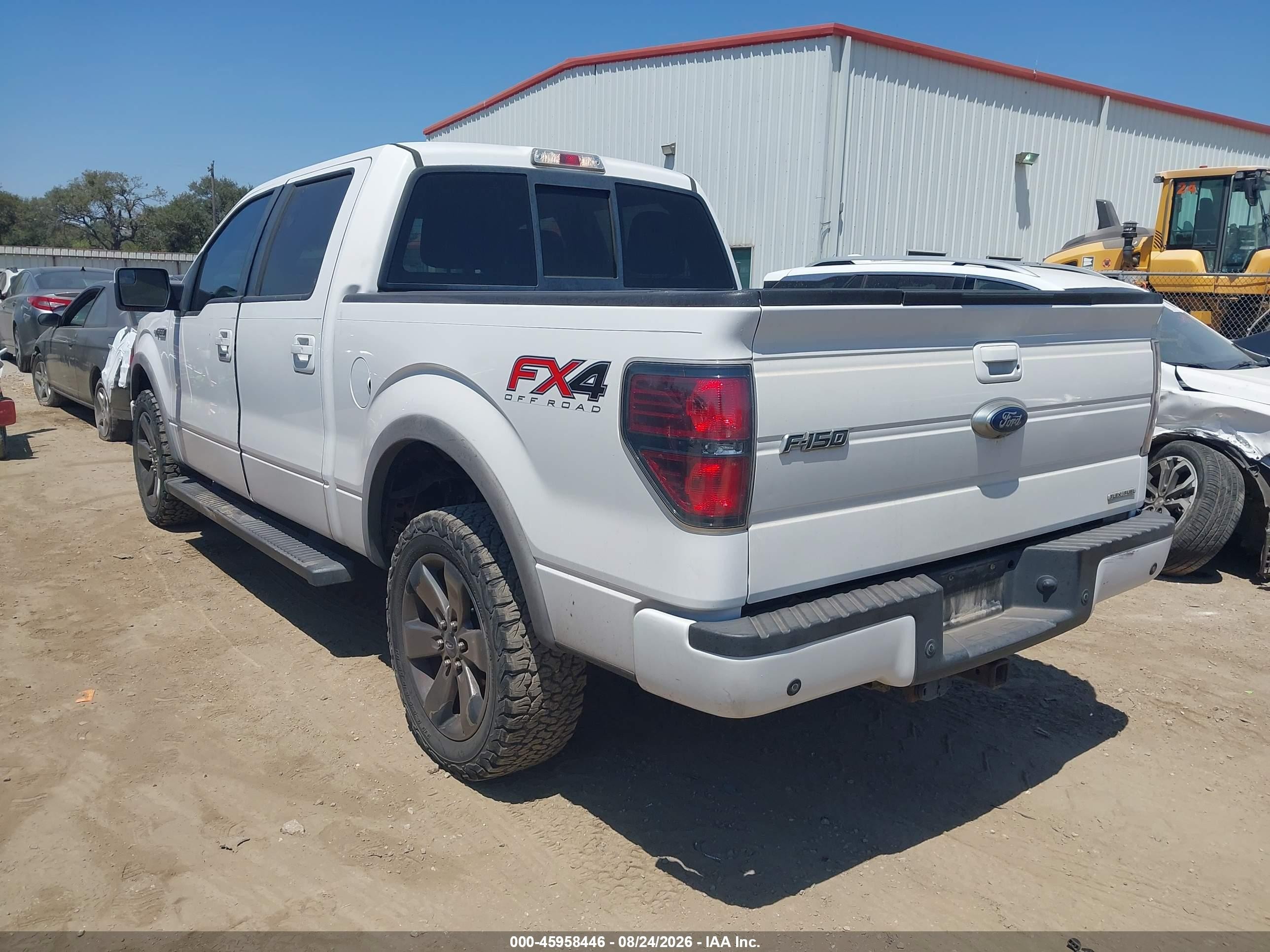 2014 Ford F-150 Fx4 White vin: 1FTFW1EF1EKE06232