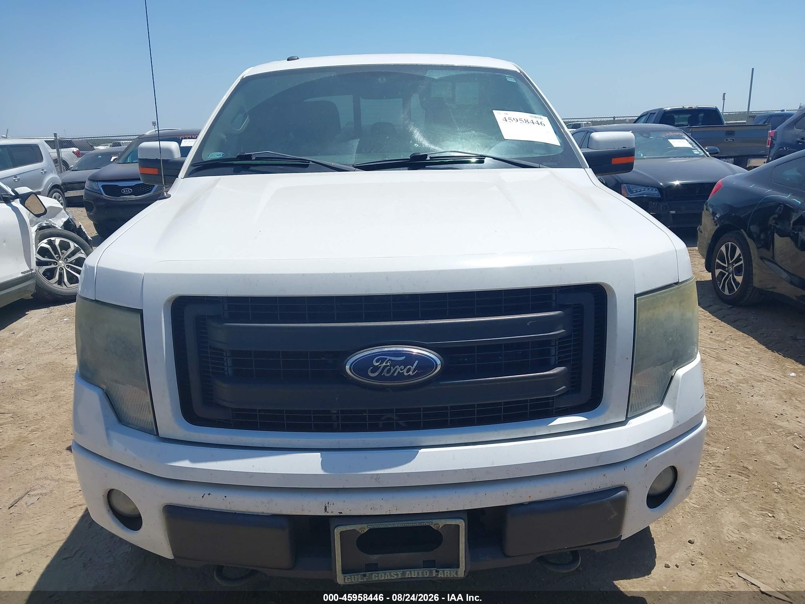 2014 Ford F-150 Fx4 White vin: 1FTFW1EF1EKE06232