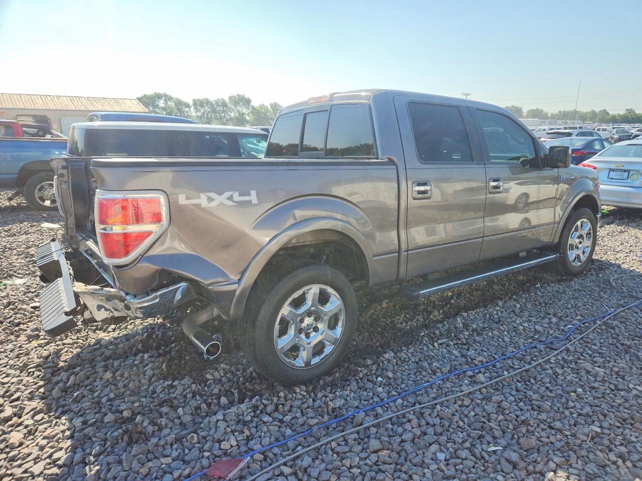 2014 Ford F150 Supercrew Gray vin: 1FTFW1EF1EKE43958
