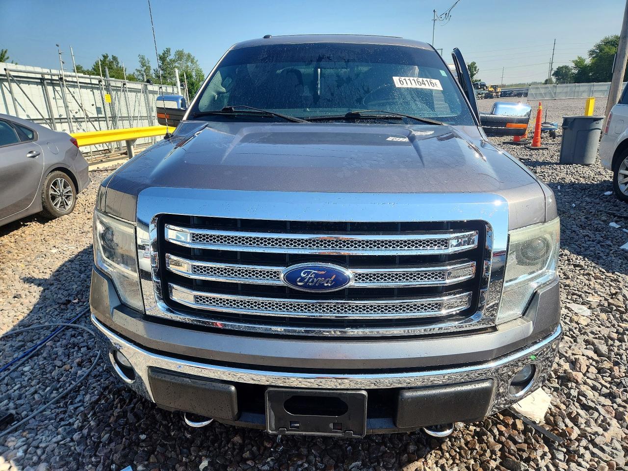 2014 Ford F150 Supercrew Gray vin: 1FTFW1EF1EKE43958