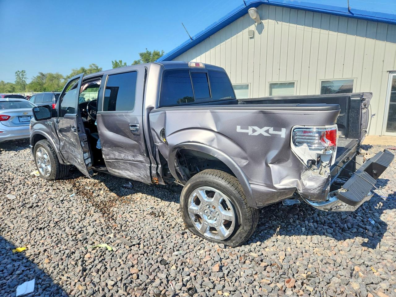 2014 Ford F150 Supercrew Gray vin: 1FTFW1EF1EKE43958