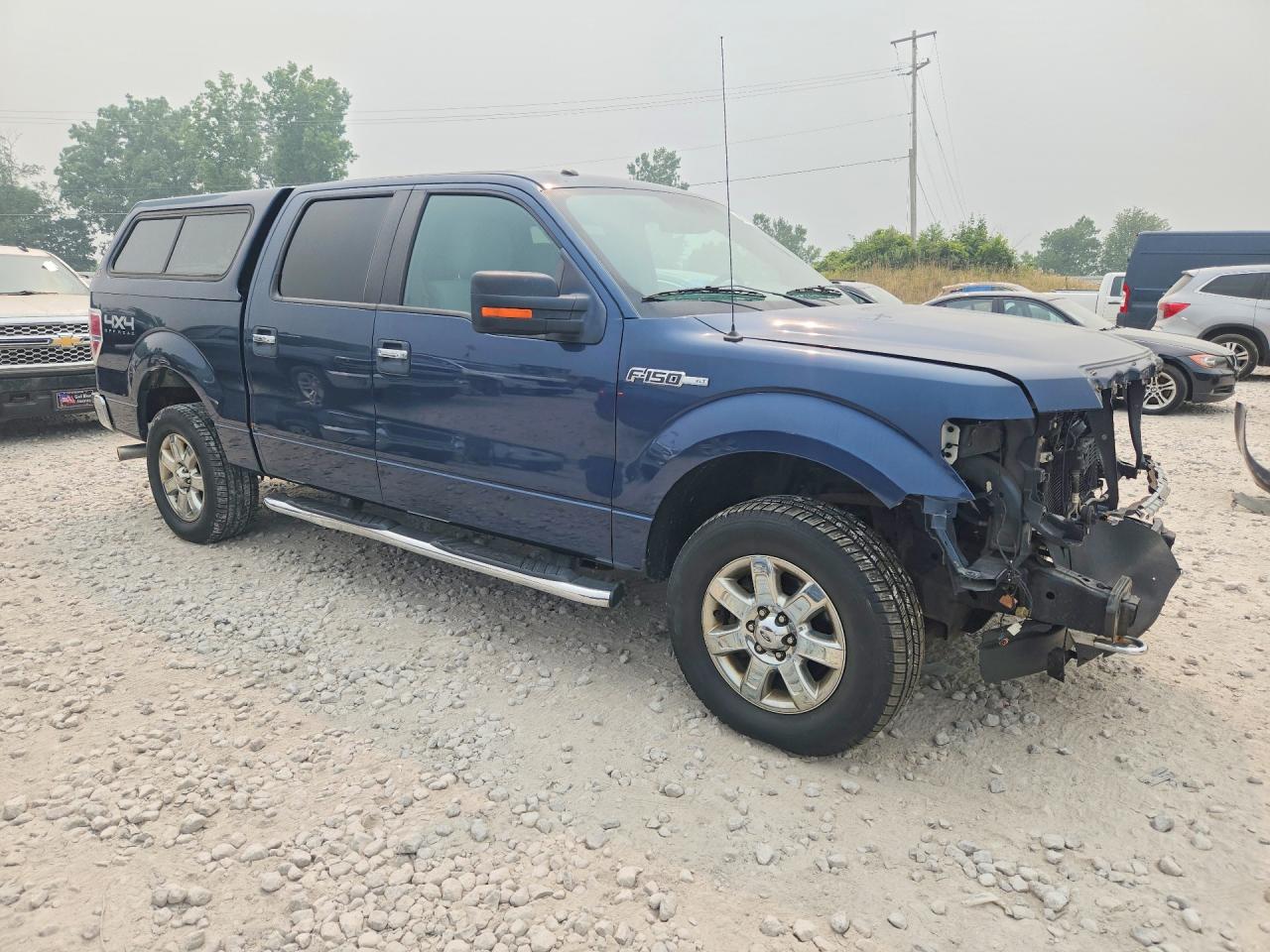 2014 Ford F150 Supercrew Blue vin: 1FTFW1EF1EKE87104