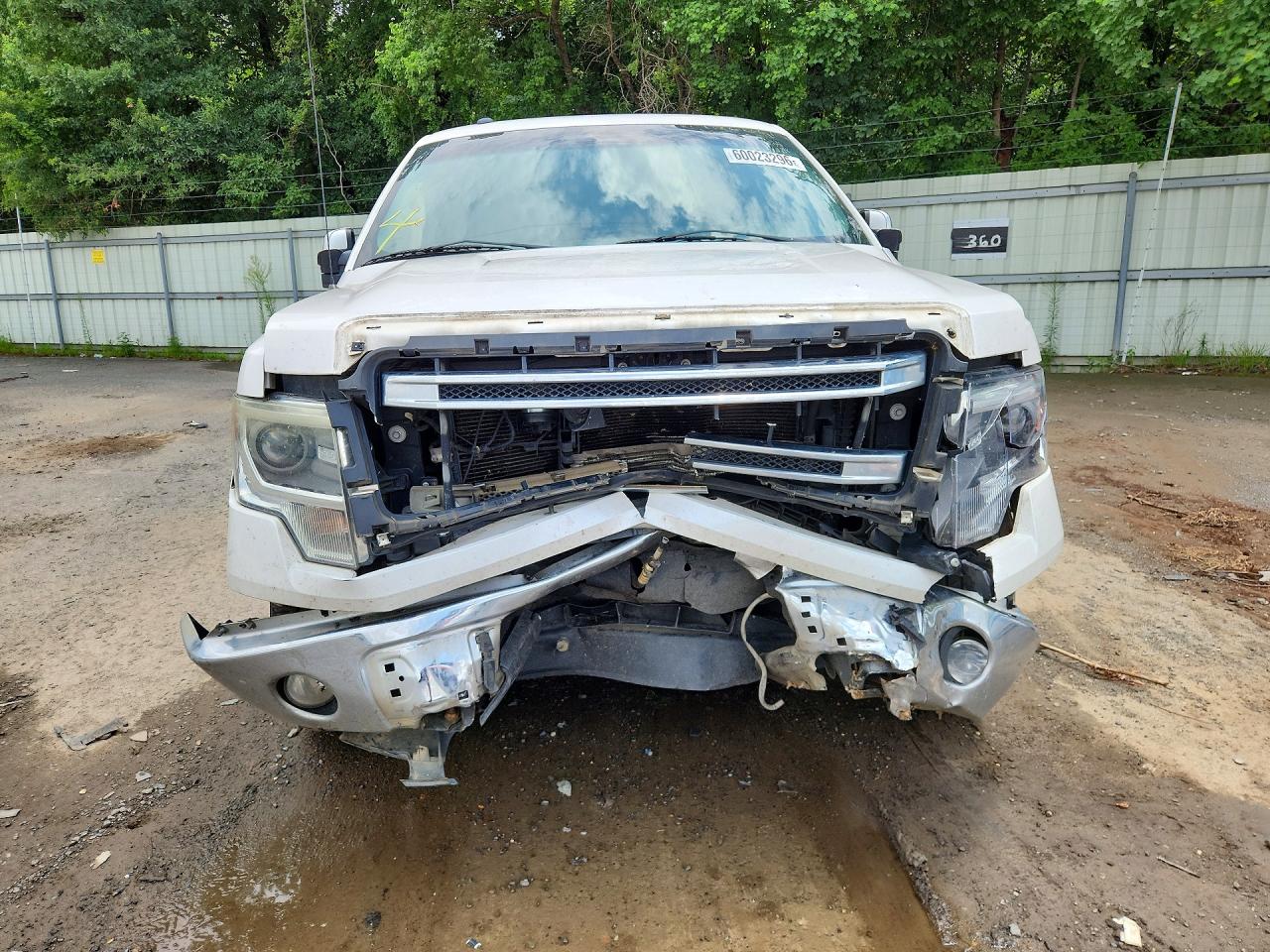 2014 Ford F150 Supercrew Белый vin: 1FTFW1EF1EKE94697